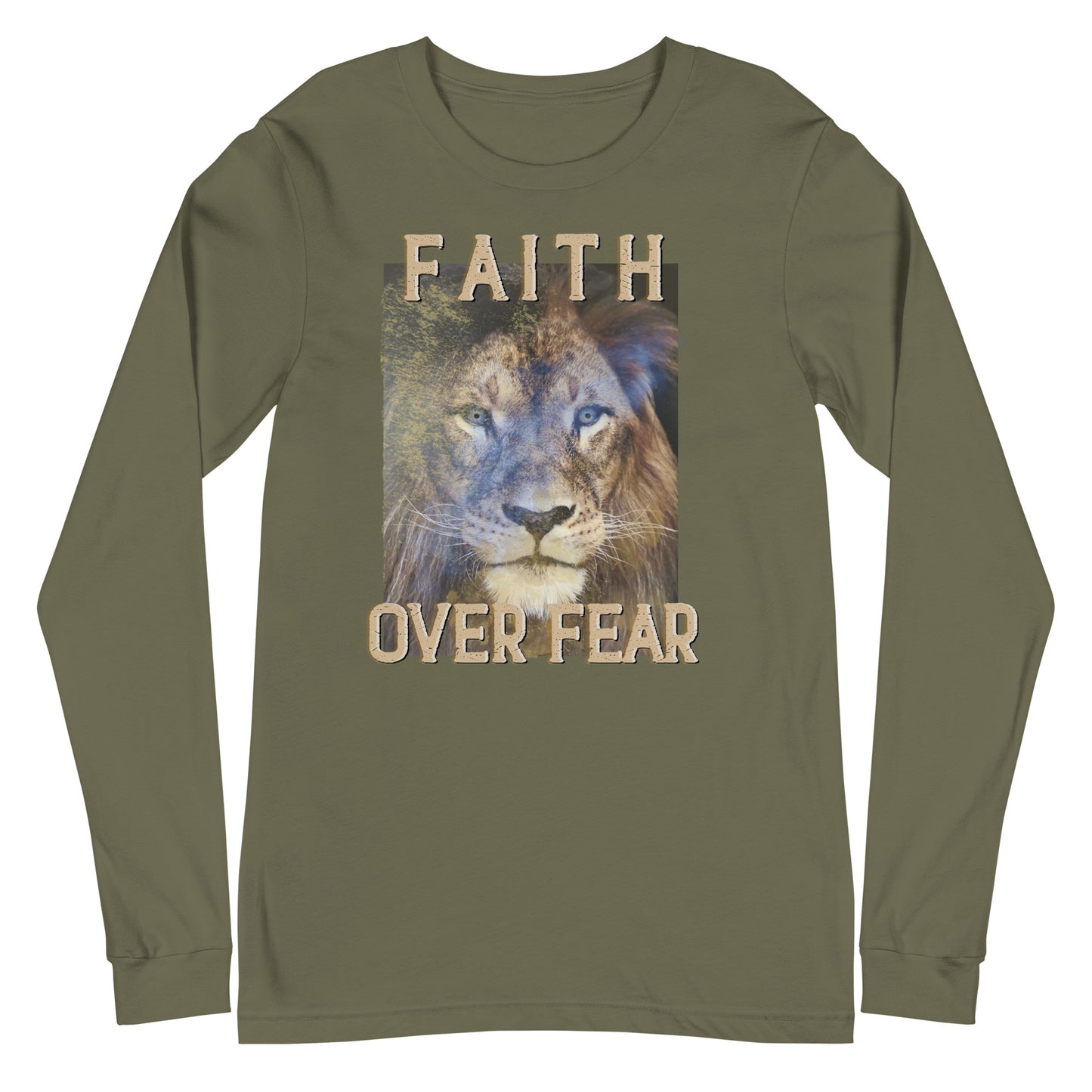 Faith Over Fear Unisex Long Sleeve Tee