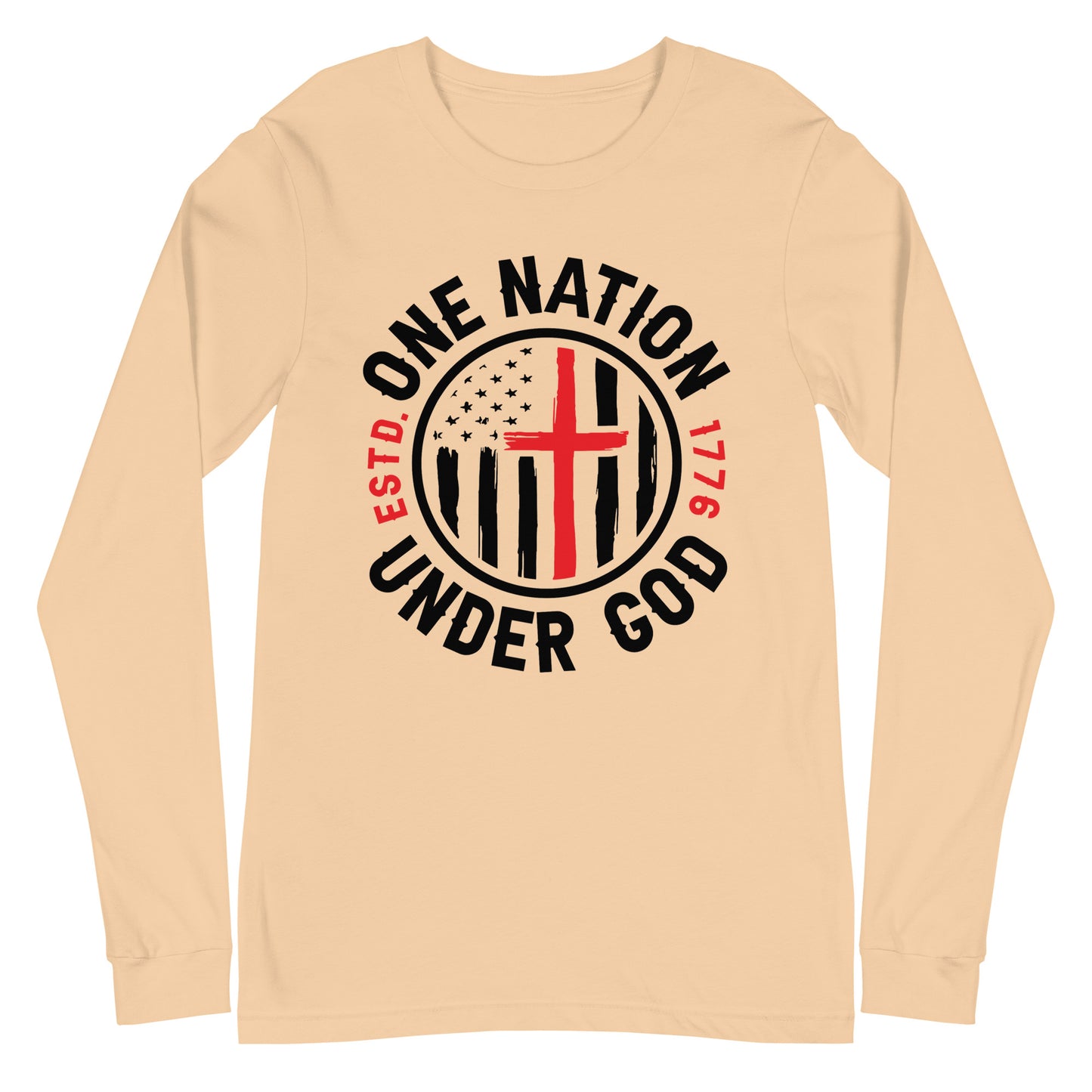 One Nation Under God Unisex Long Sleeve Tee