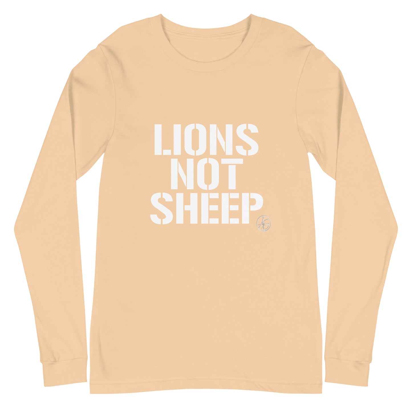 Lions Not Sheep Unisex Long Sleeve Tee