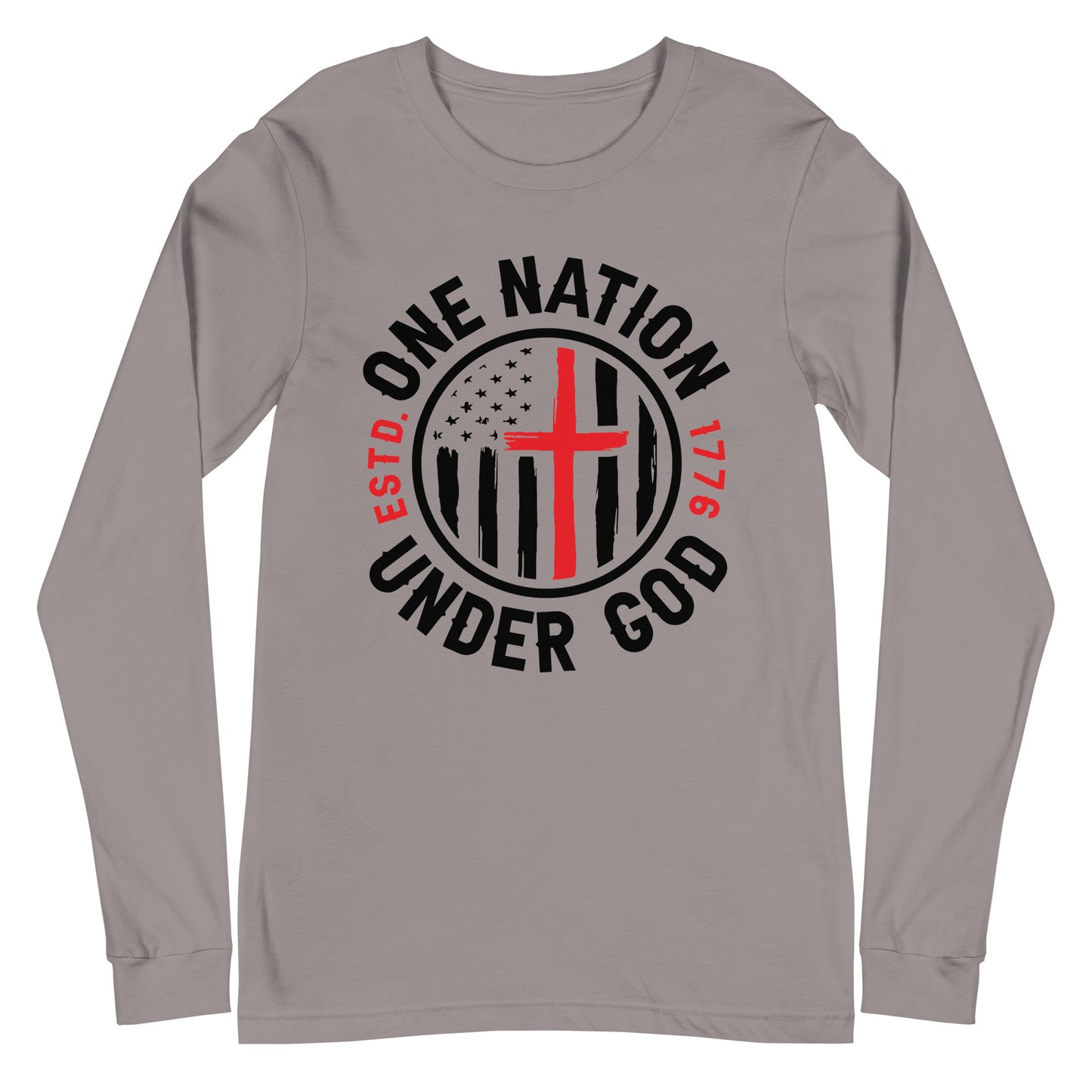 One Nation Under God Unisex Long Sleeve Tee