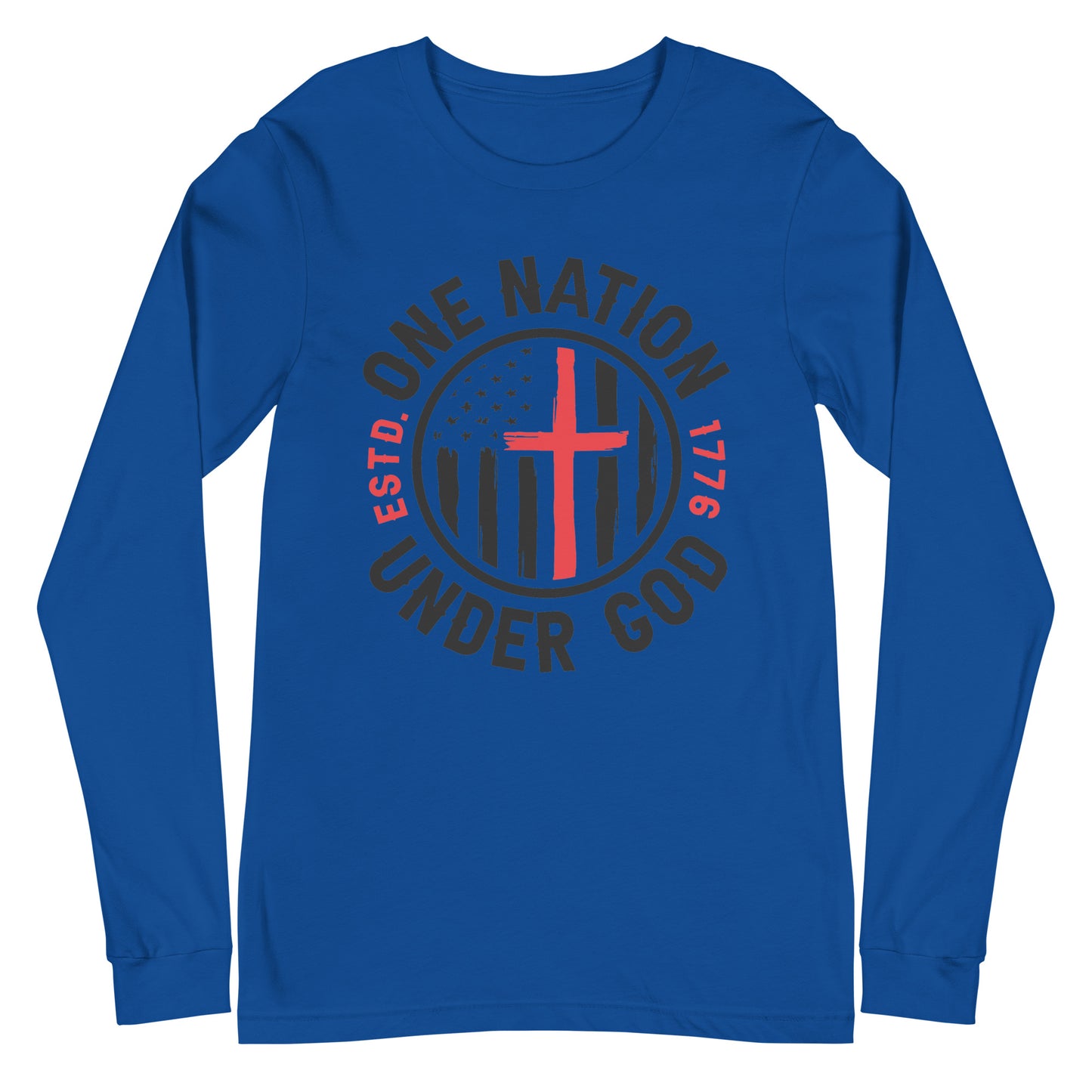One Nation Under God Unisex Long Sleeve Tee