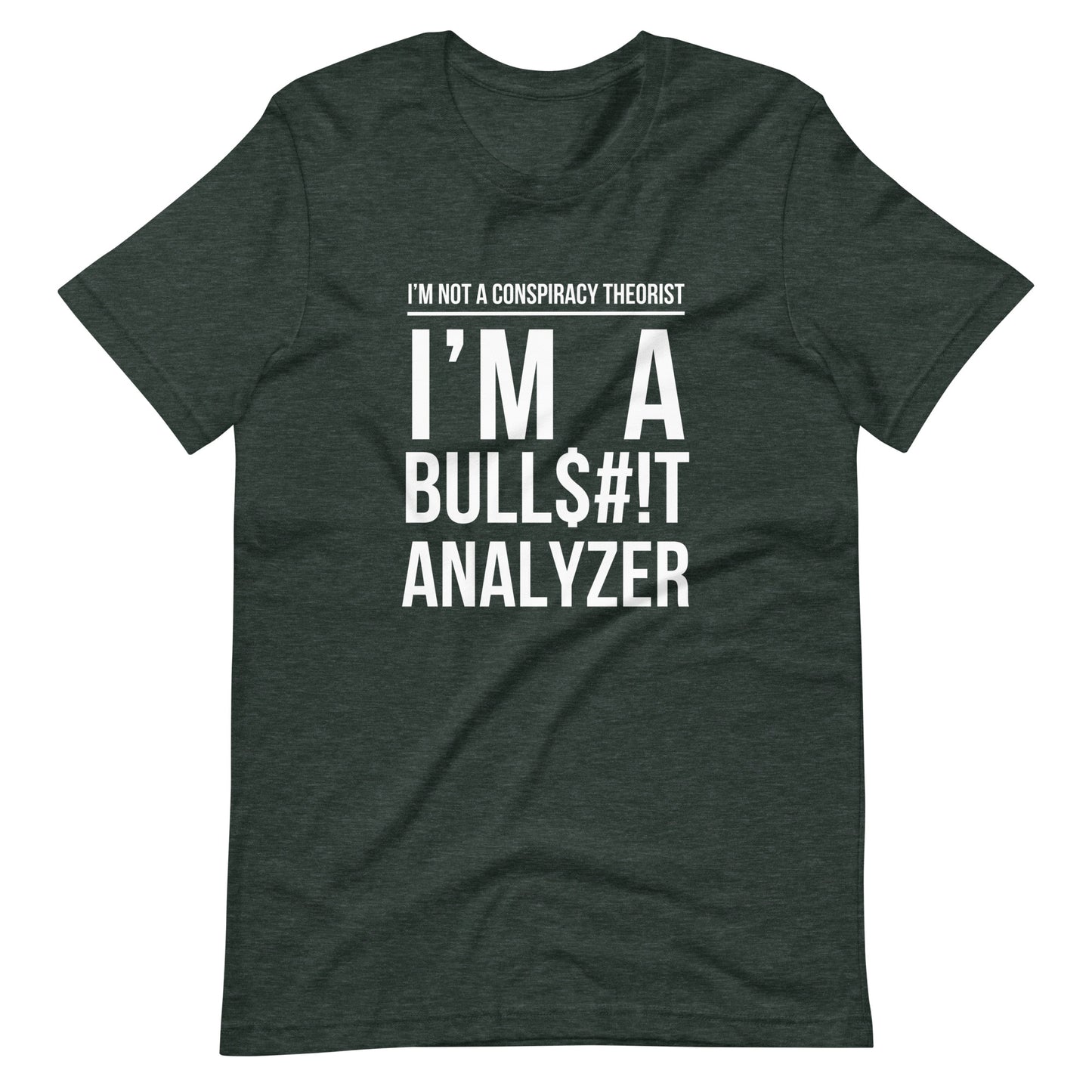 BULL$#!T Analyzer Censored* Unisex t-shirt