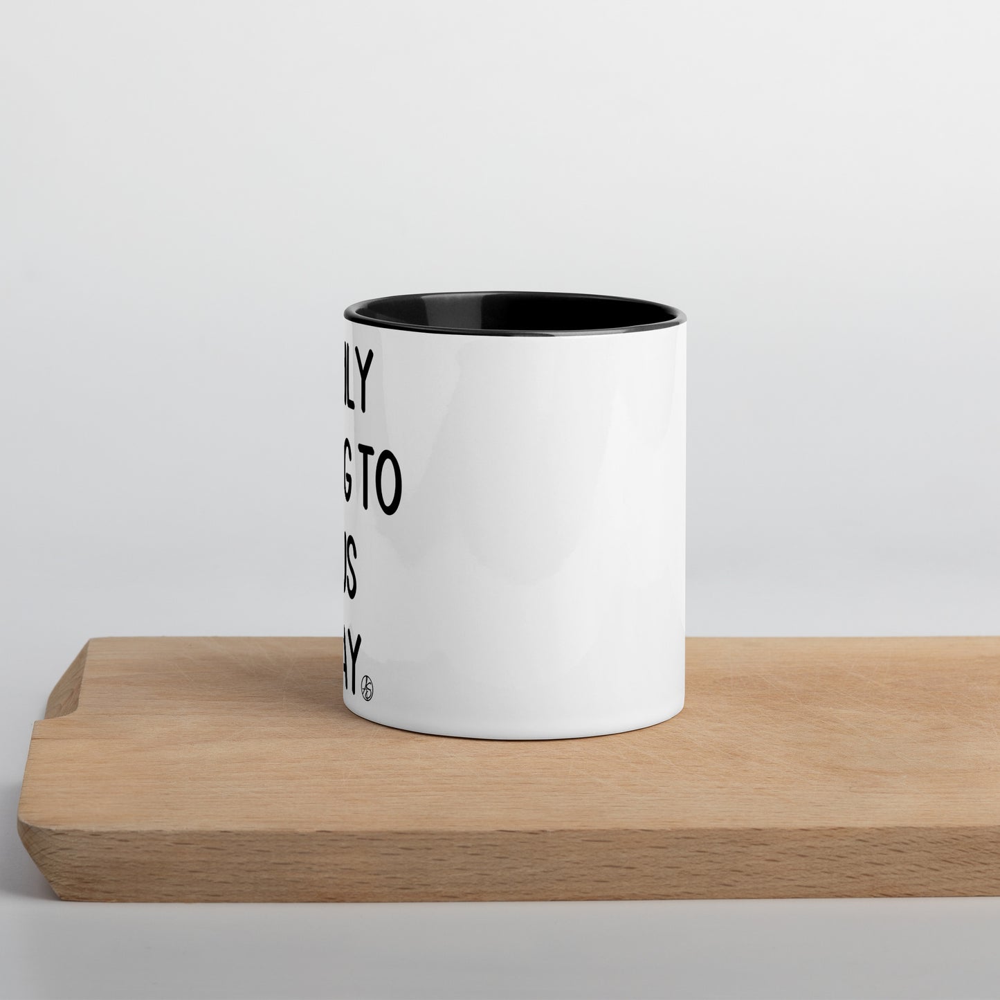 I’m Only Talking To Jesus Mug with Color Inside
