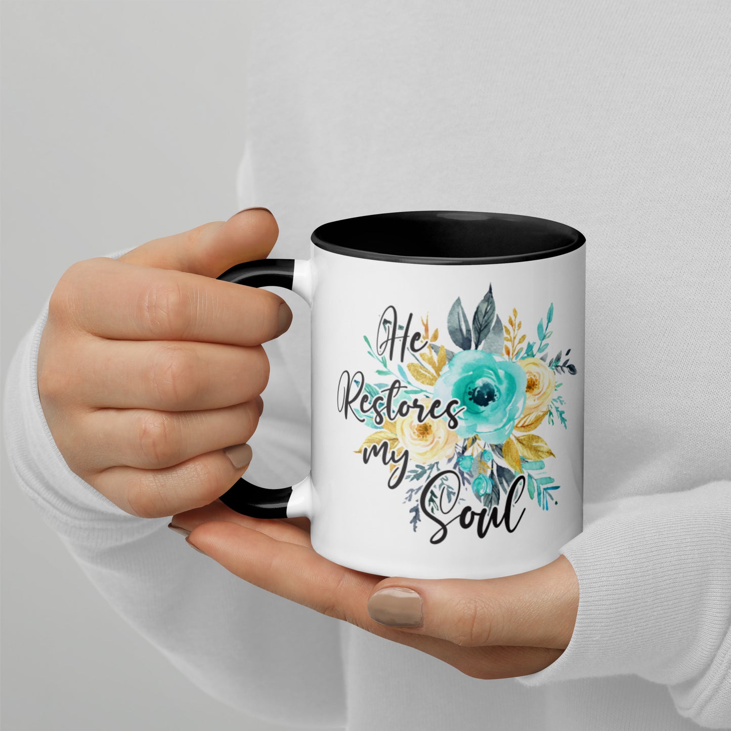 He Restores My Soul Coffee Mug