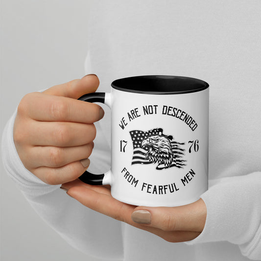 We Are Not Descended From Fearful Men Coffee Mug
