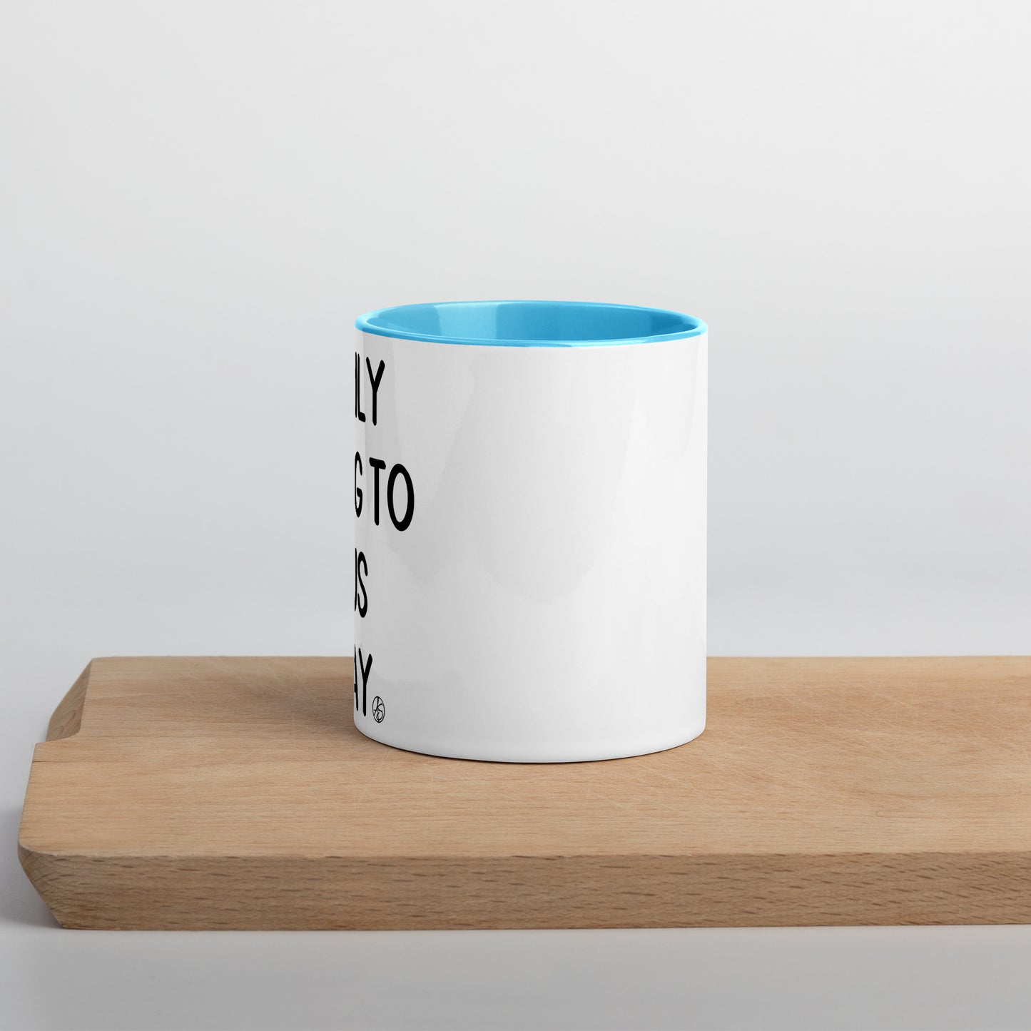 I’m Only Talking To Jesus Mug with Color Inside