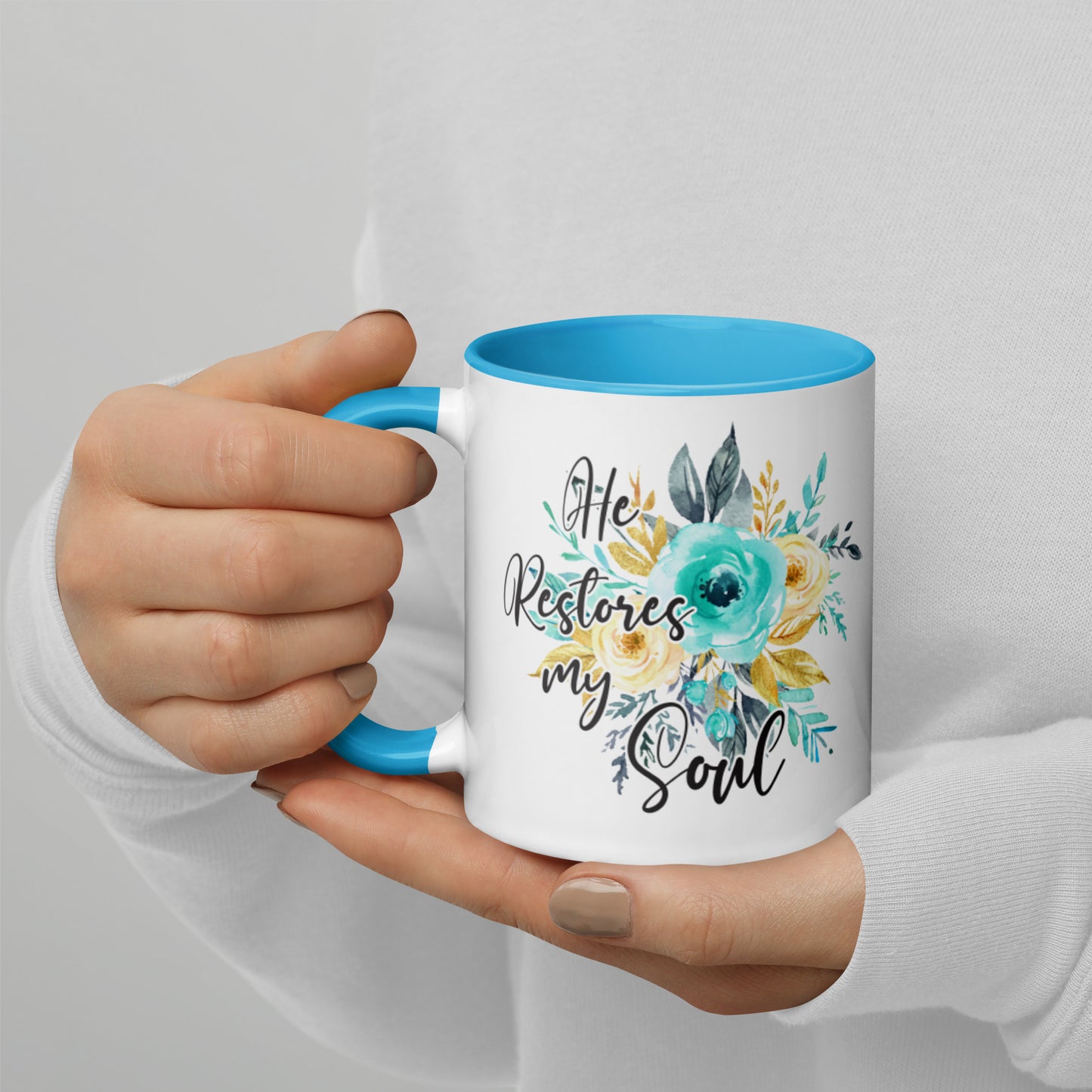 He Restores My Soul Coffee Mug