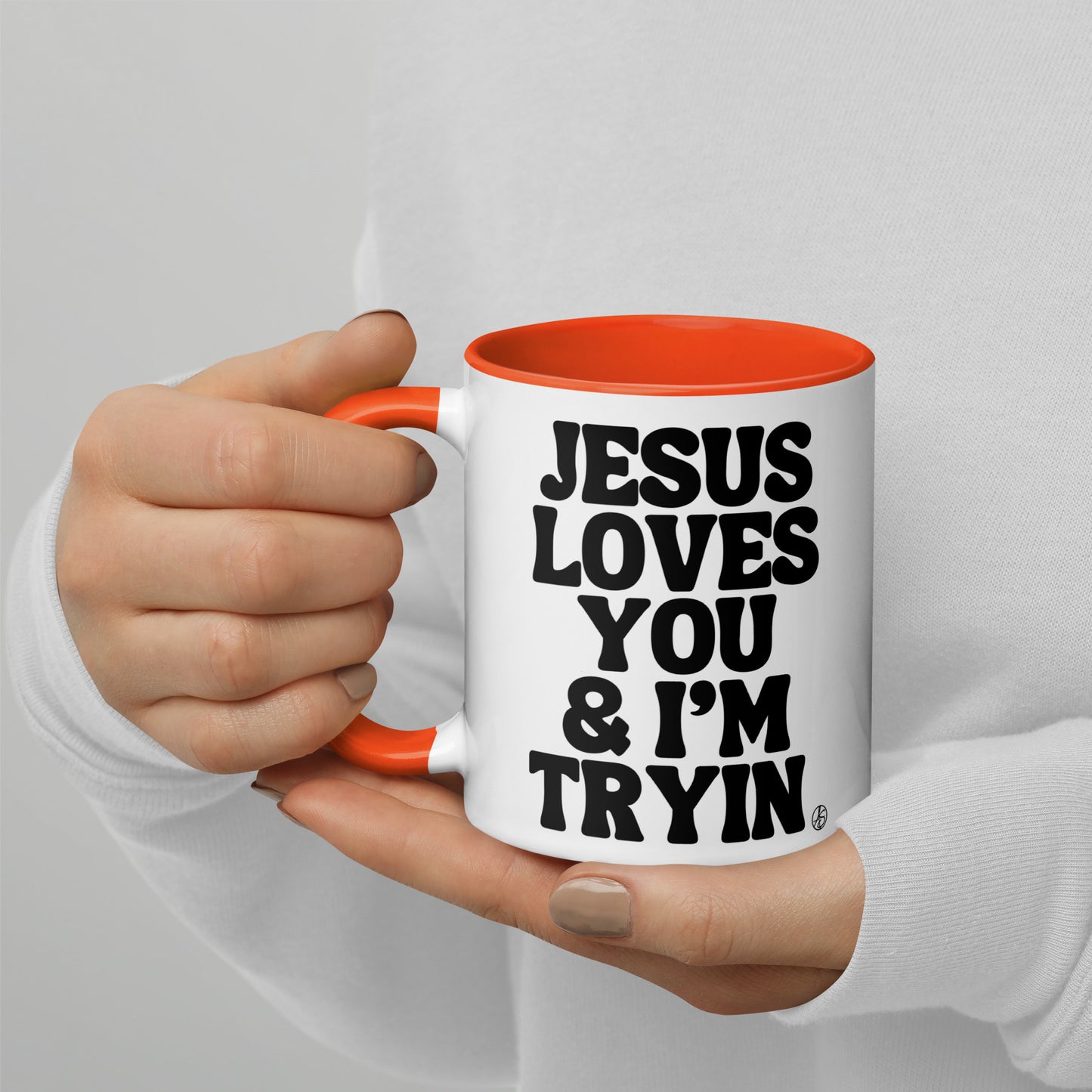 Jesus Loves You Mug with Color Inside