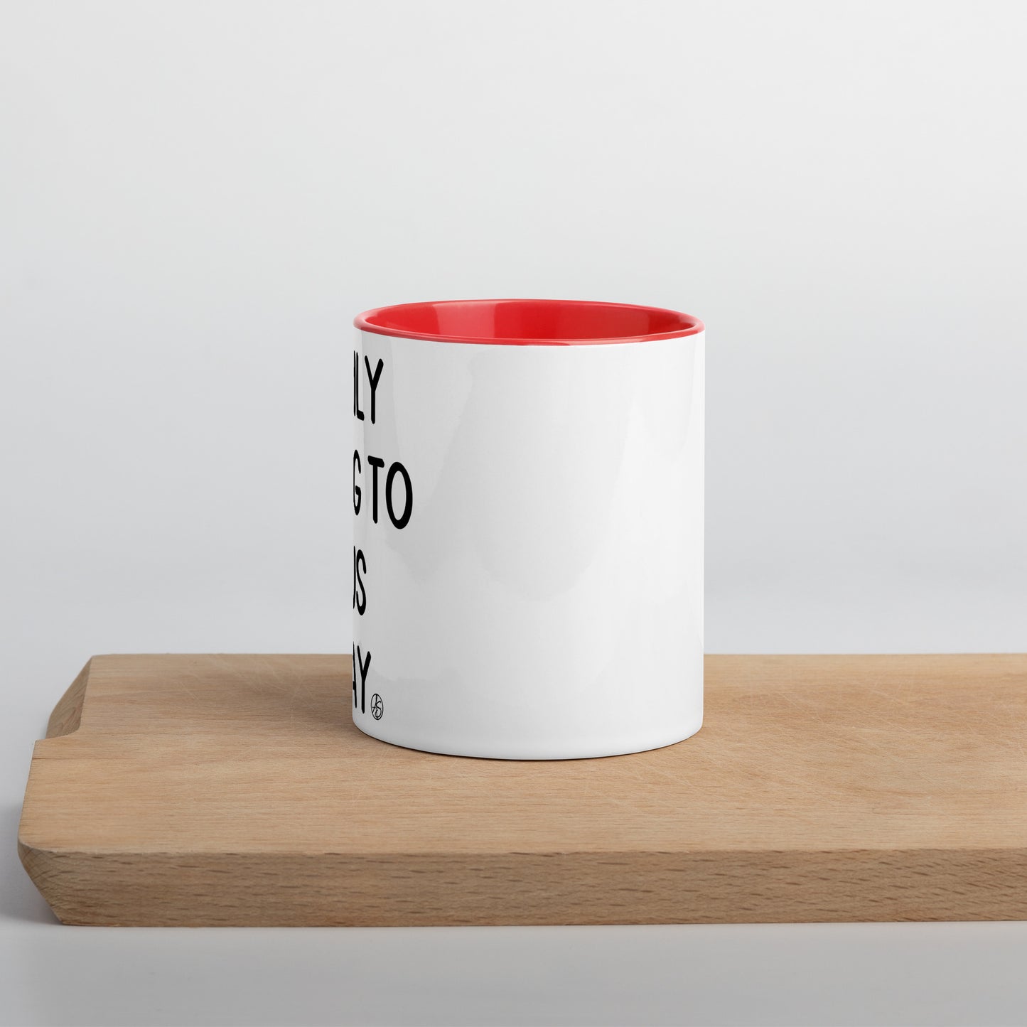 I’m Only Talking To Jesus Mug with Color Inside