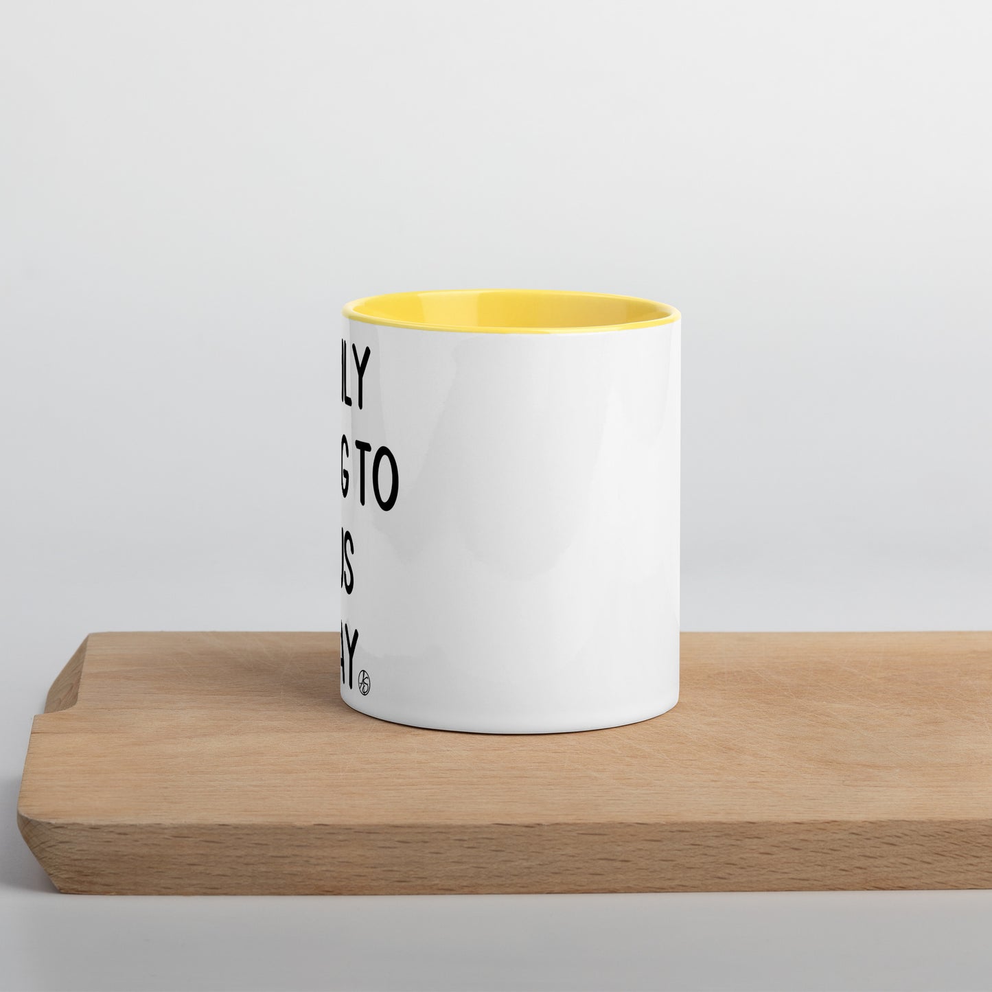 I’m Only Talking To Jesus Mug with Color Inside