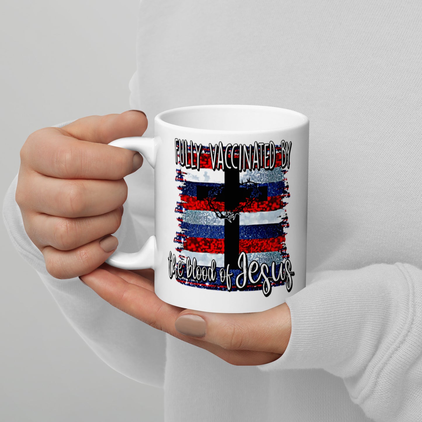 Blood Of Jesus White Mug