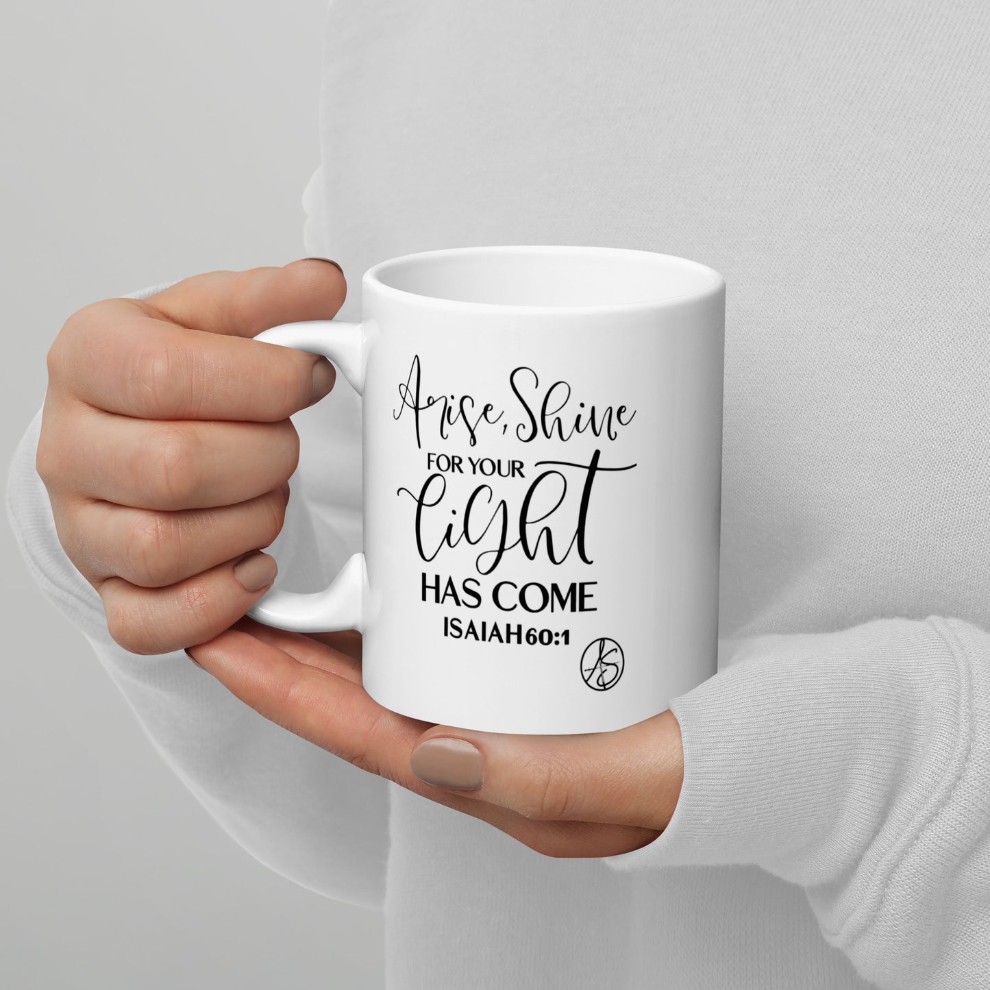 Isaiah 60:1 White Mug