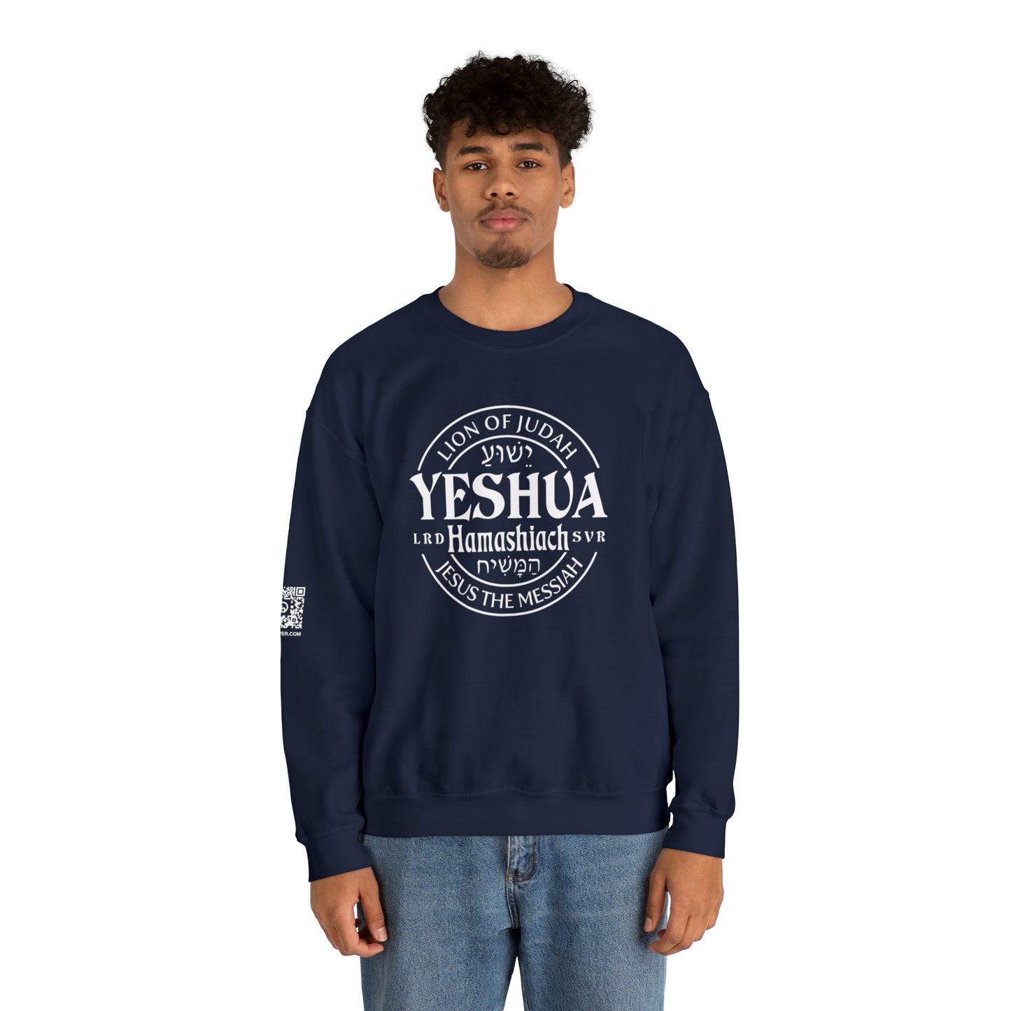 Yeshua - Lion Of Judah Unisex Heavy Blend™ Crewneck Sweatshirt