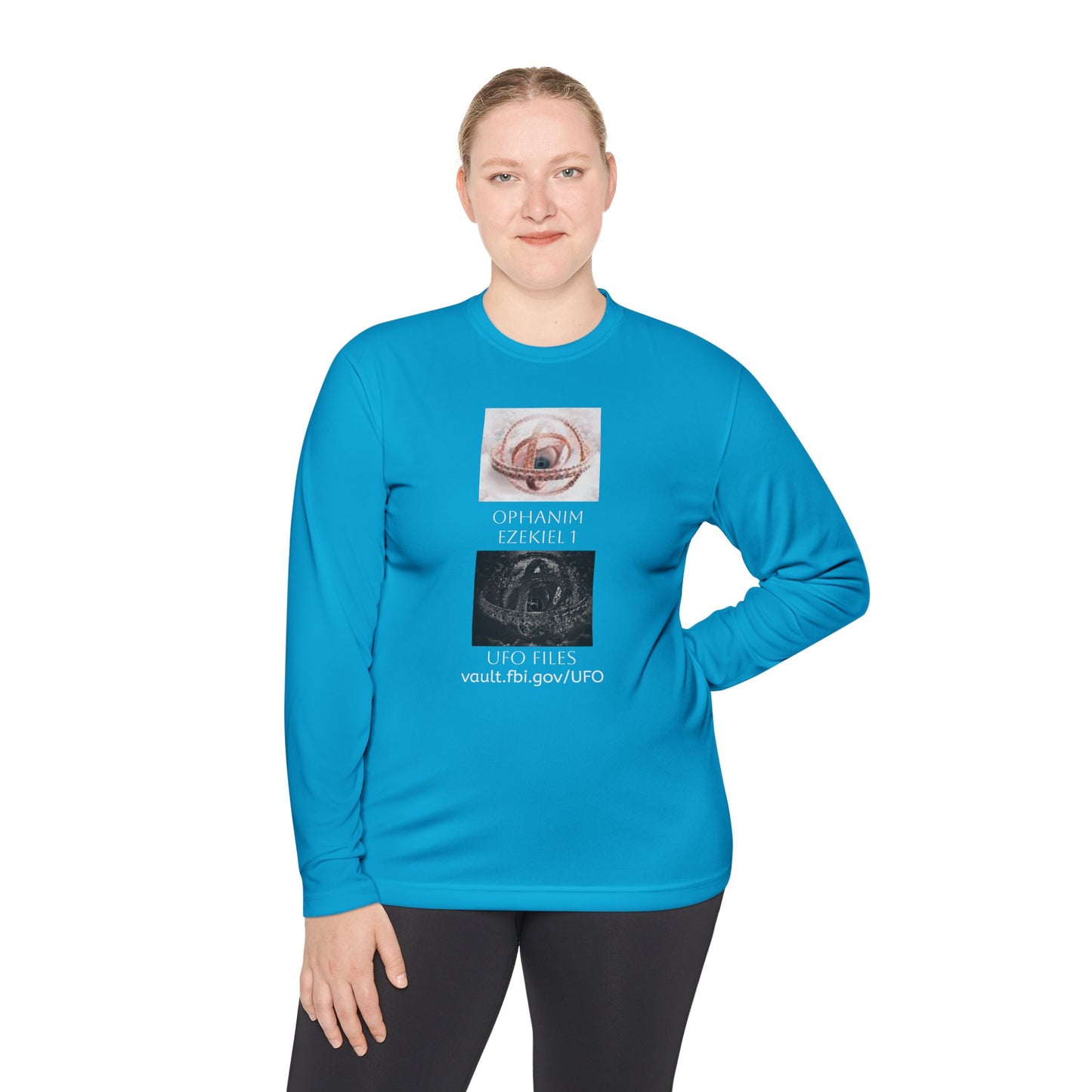 Ophanim/UFO Unisex Lightweight Long Sleeve Tee