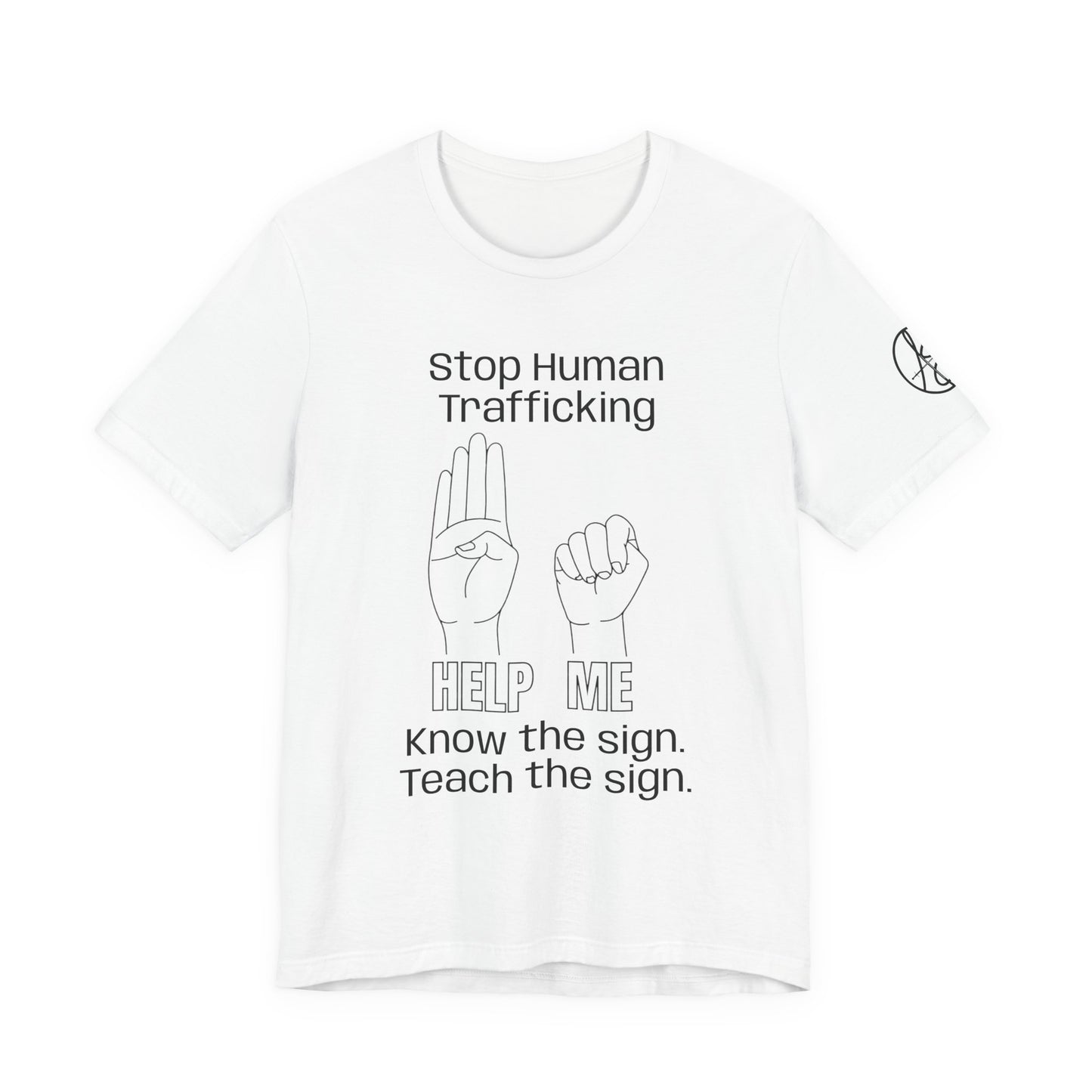 Human Trafficking Hand Sign Unisex Tee