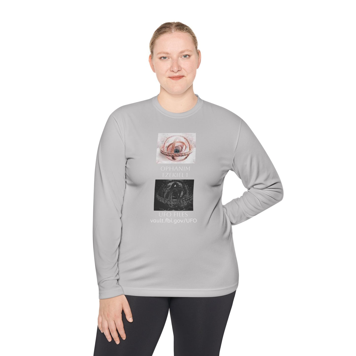 Ophanim/UFO Unisex Lightweight Long Sleeve Tee