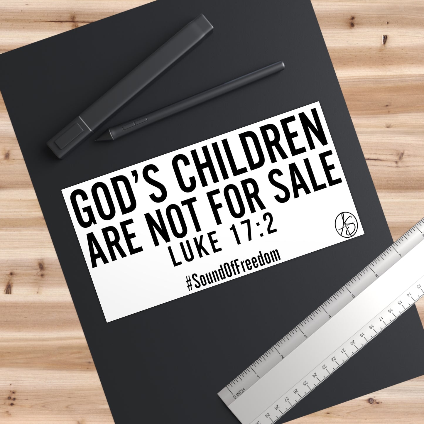 God’s Children Are Not For Sale Bumper Sticker