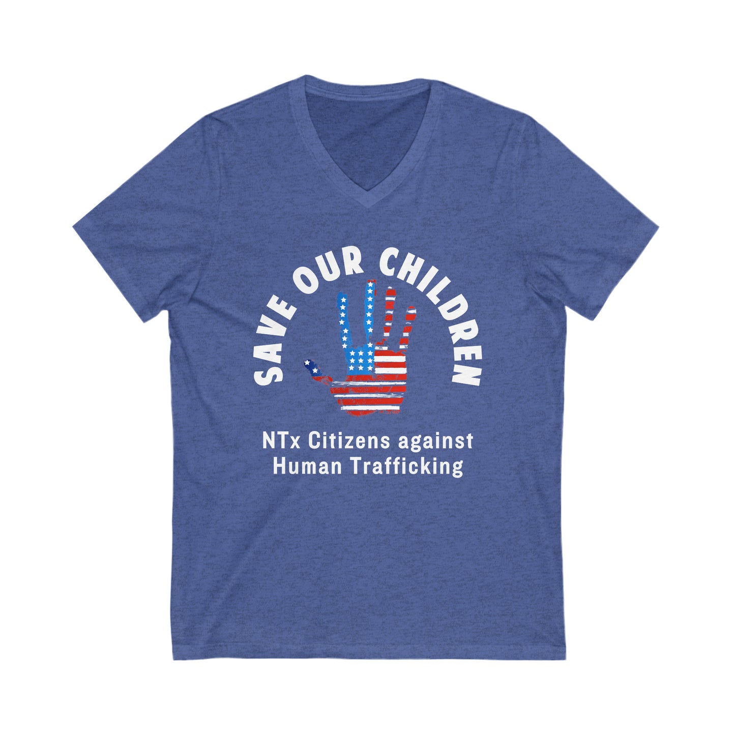 Save Our Children Unisex Jersey Short Sleeve V-Neck Tee