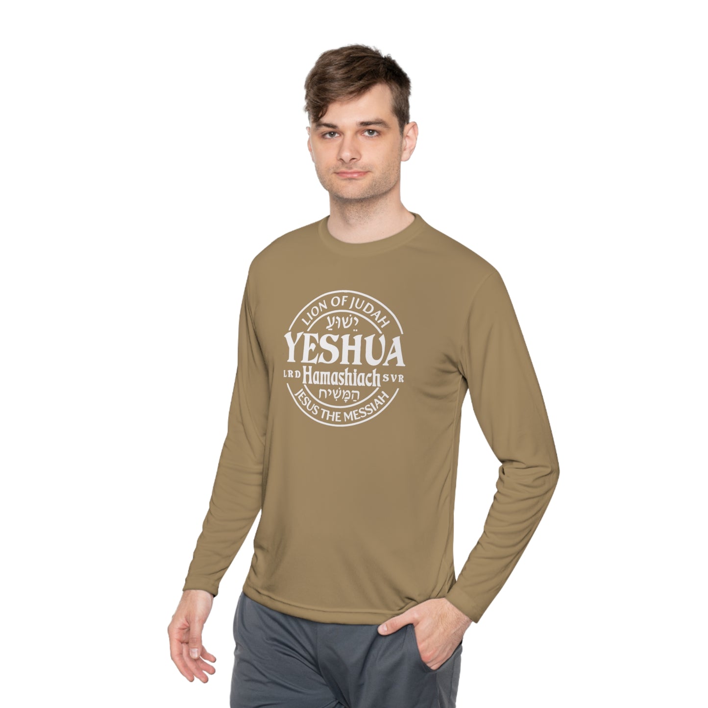 Yeshua - Lion Of Judah Unisex Lightweight Long Sleeve Tee
