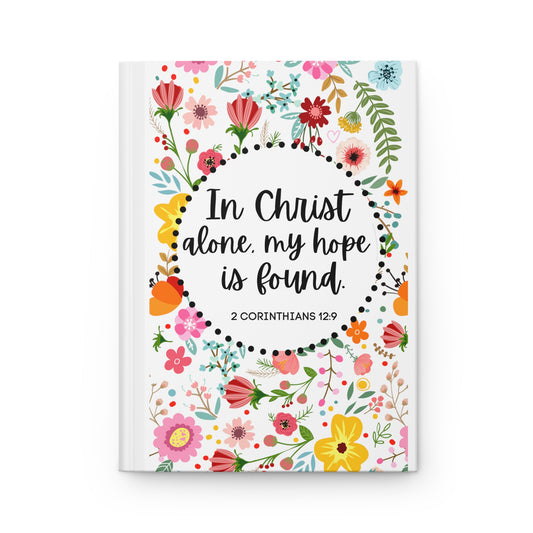 In Christ Alone Hardcover Journal Matte