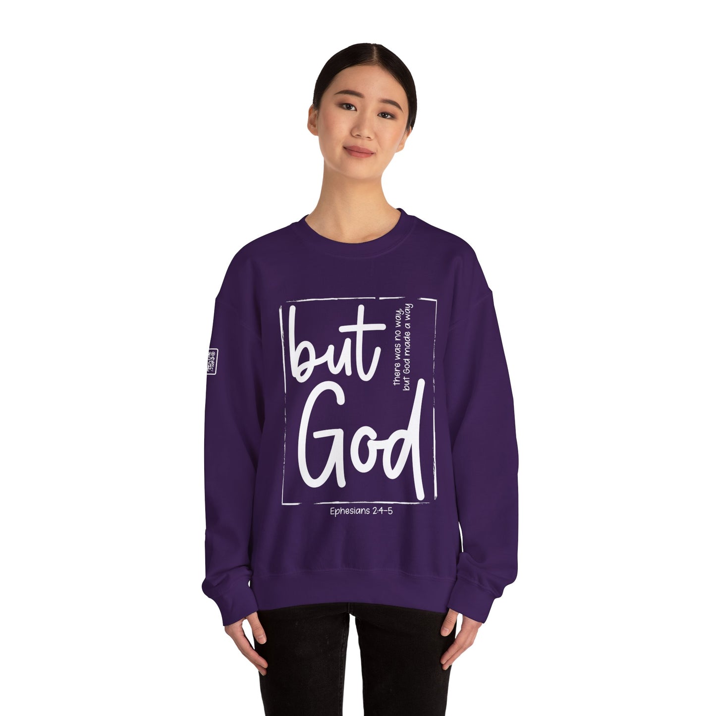 But God Unisex Heavy Blend™ Crewneck Sweatshirt