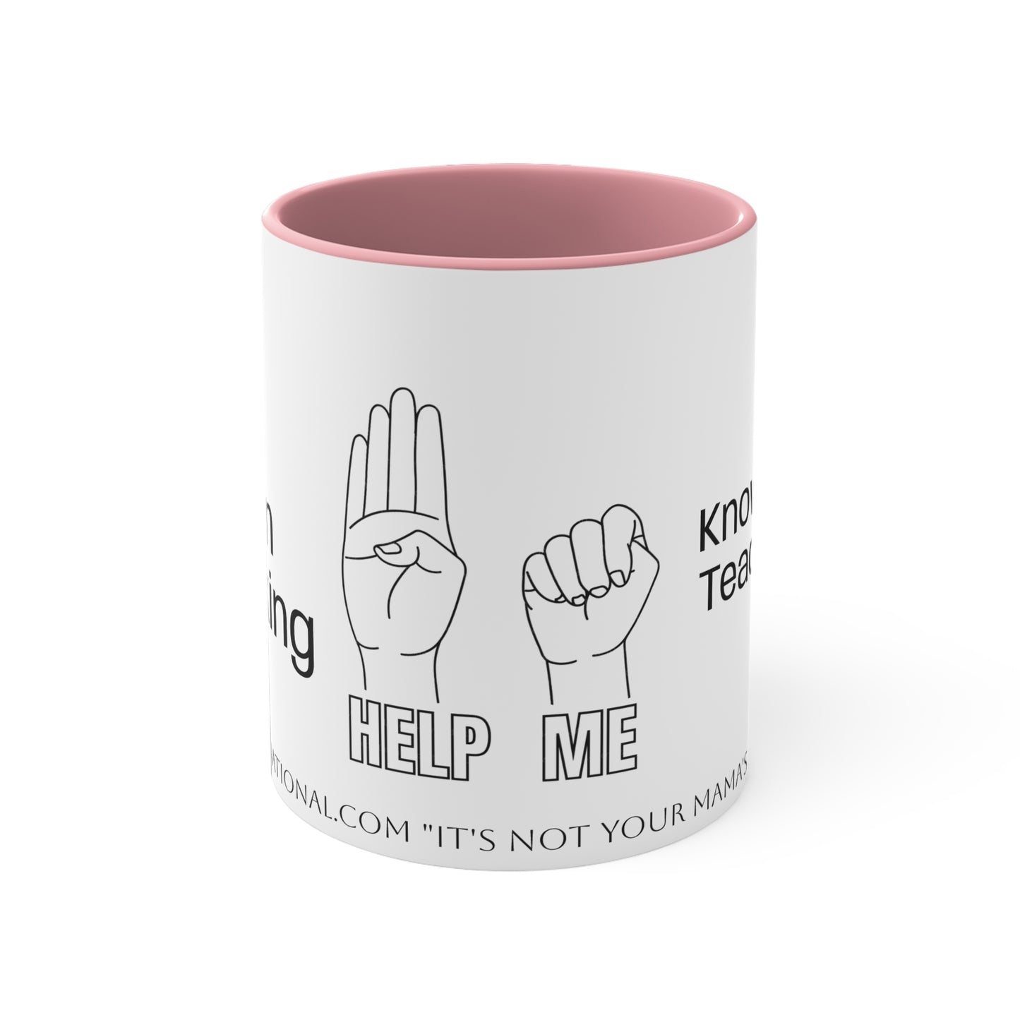 Human Trafficking Hand Sign Coffee Mug