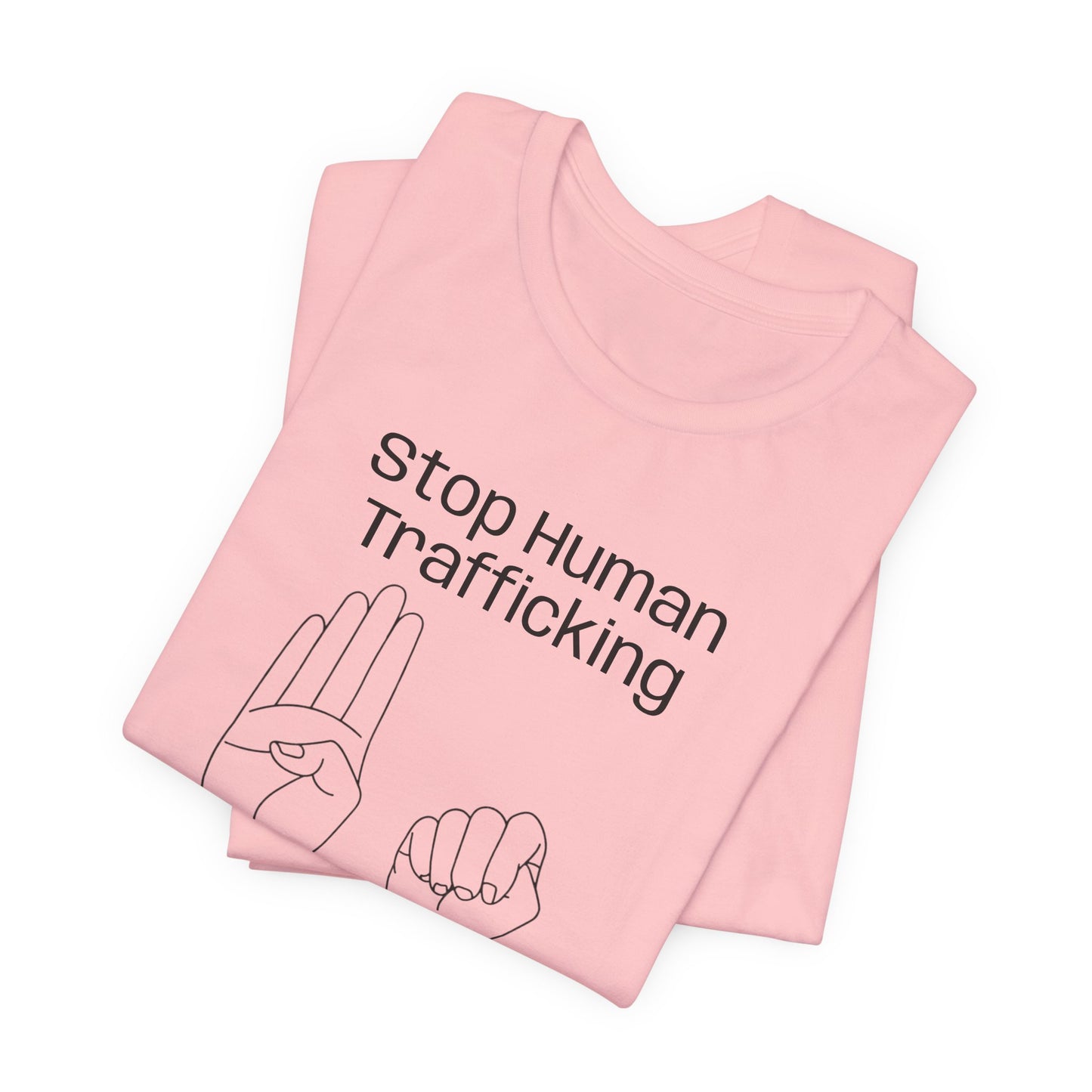 Human Trafficking Hand Sign Unisex Tee