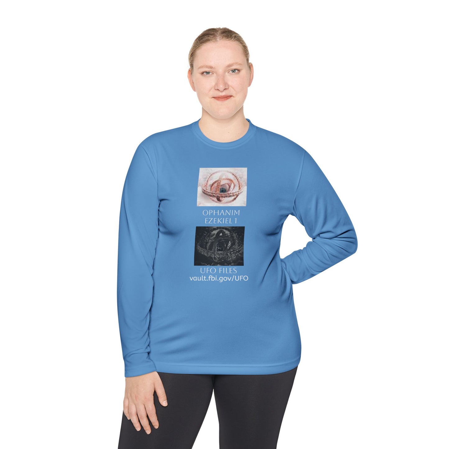 Ophanim/UFO Unisex Lightweight Long Sleeve Tee