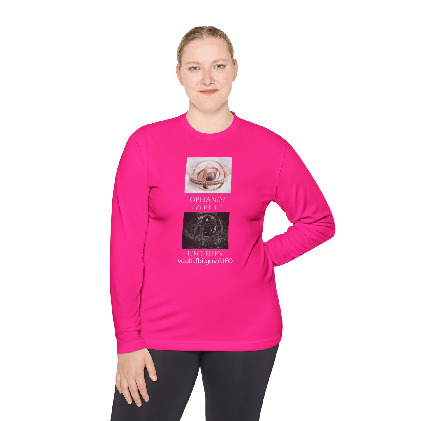 Ophanim/UFO Unisex Lightweight Long Sleeve Tee