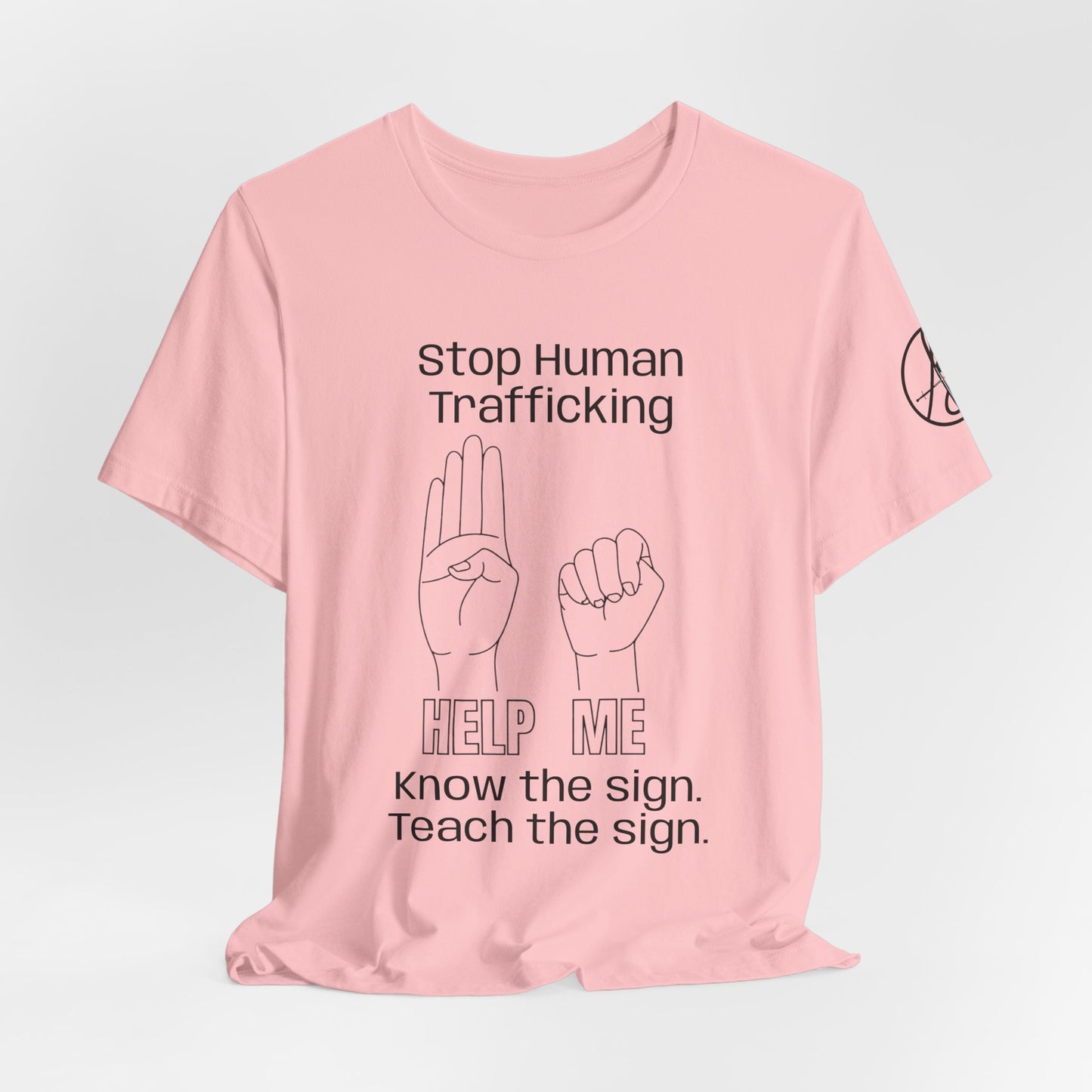 Human Trafficking Hand Sign Unisex Tee