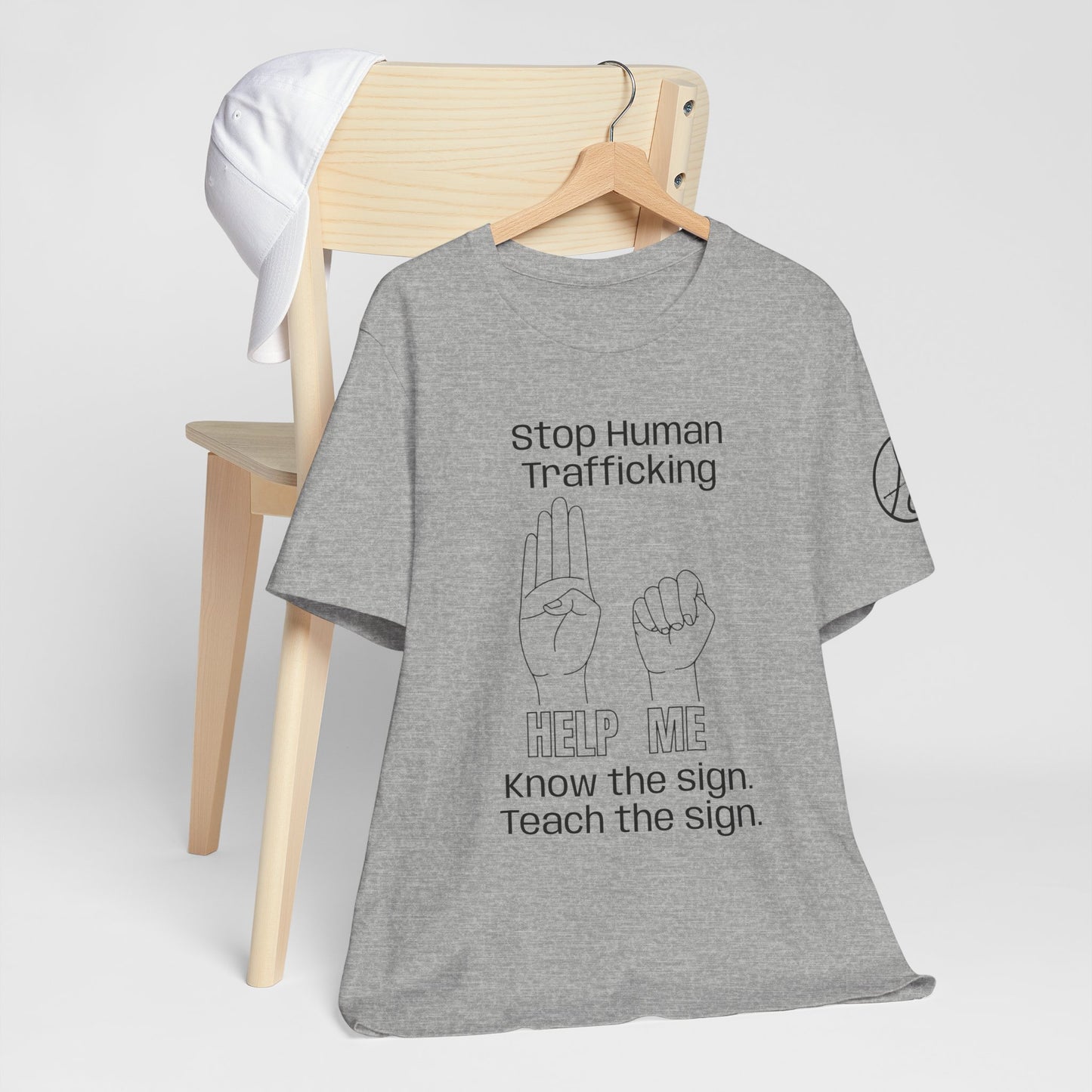 Human Trafficking Hand Sign Unisex Tee