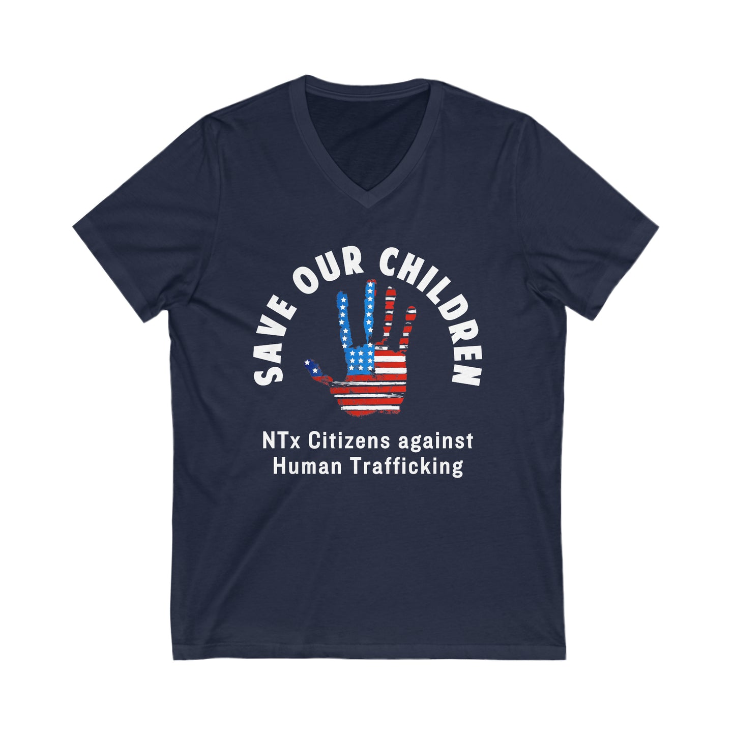 Save Our Children Unisex Jersey Short Sleeve V-Neck Tee