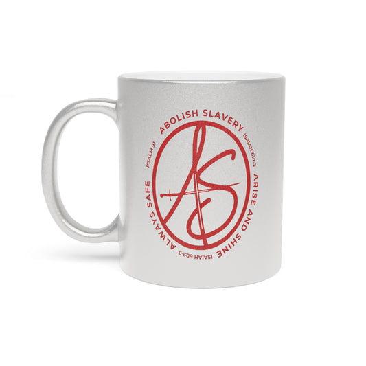 AS Logo Silver Metallic Mug Holiday Edition