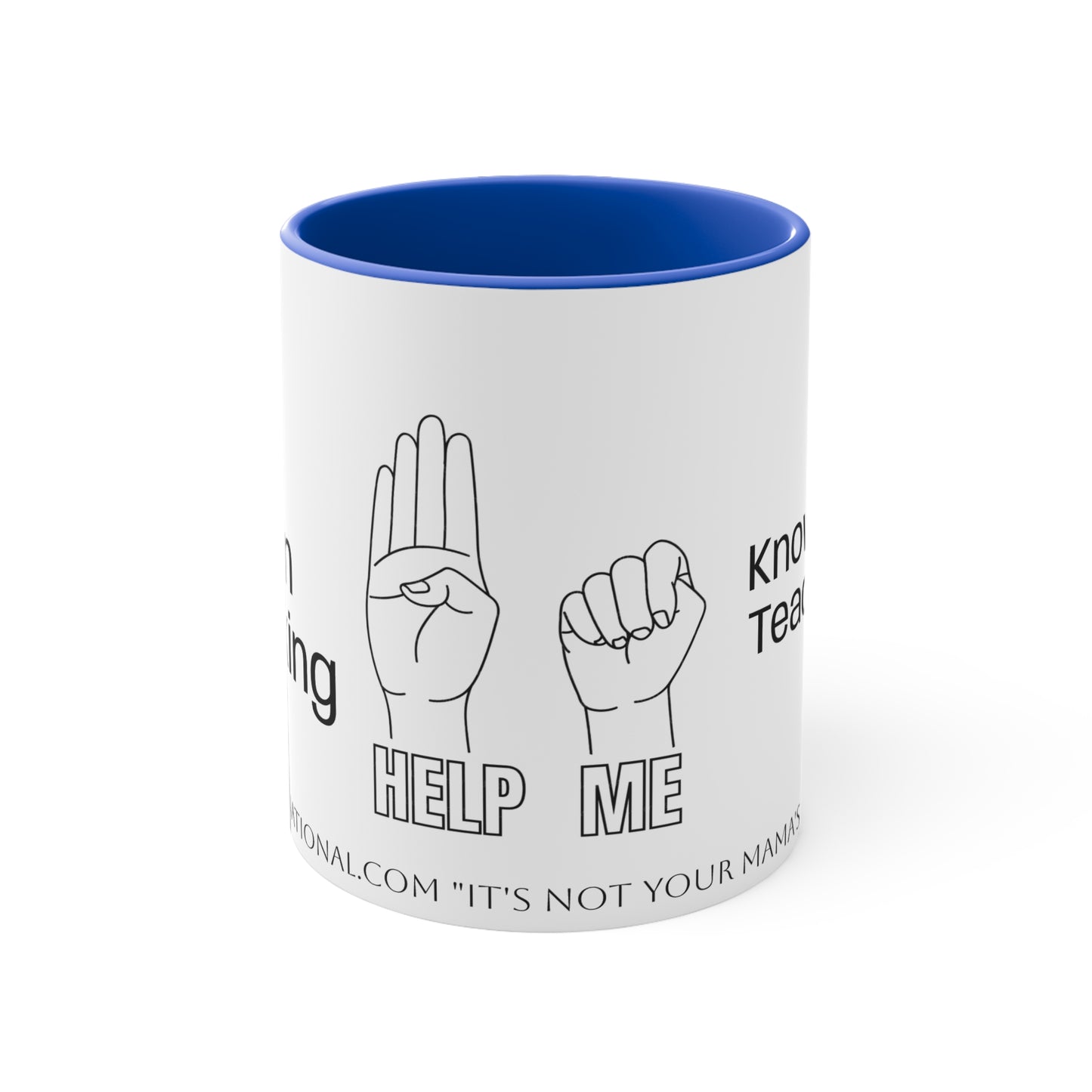Human Trafficking Hand Sign Coffee Mug