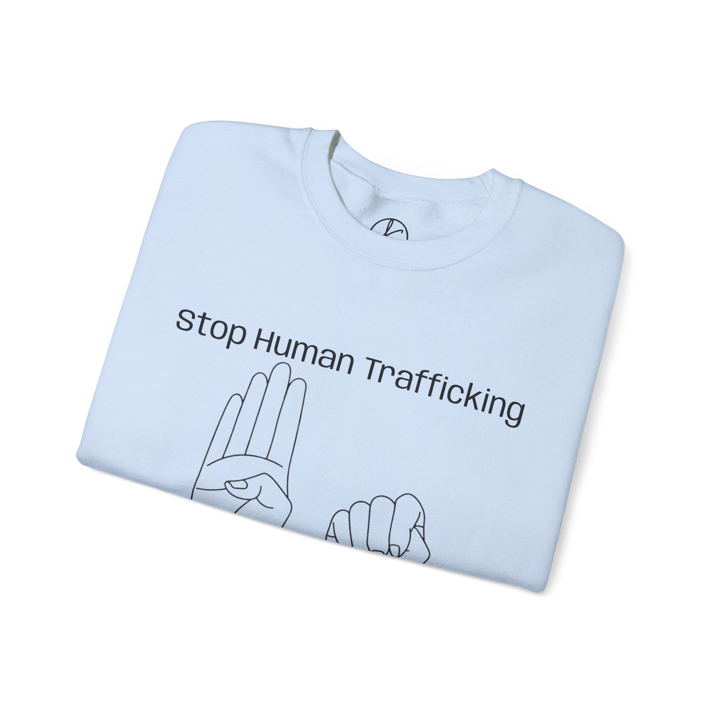 Human Trafficking Hand Sign Sweatshirt
