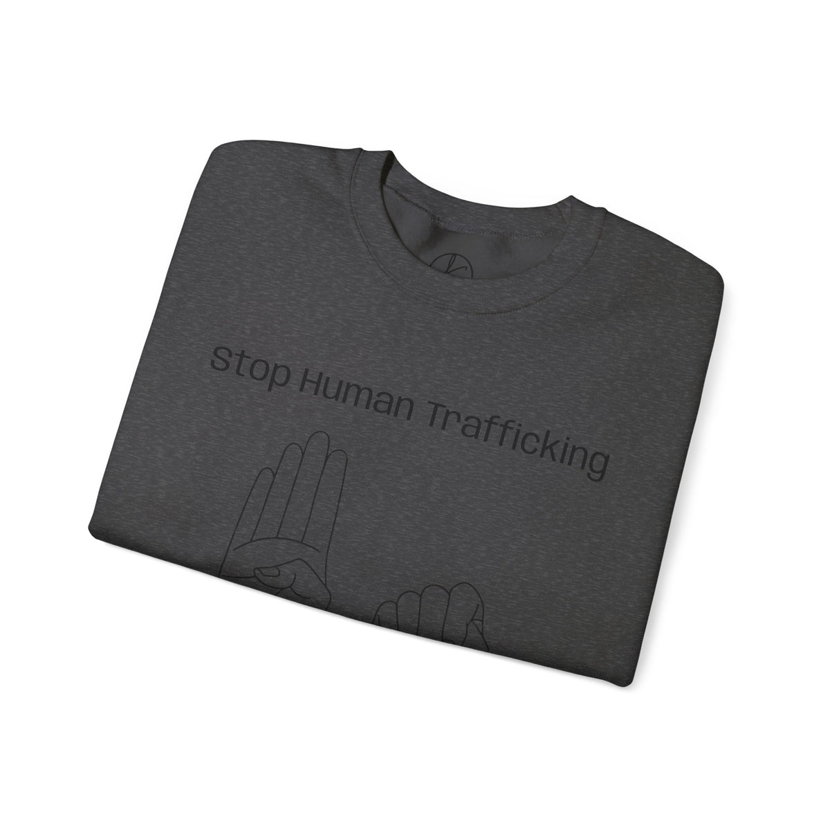 Human Trafficking Hand Sign Sweatshirt