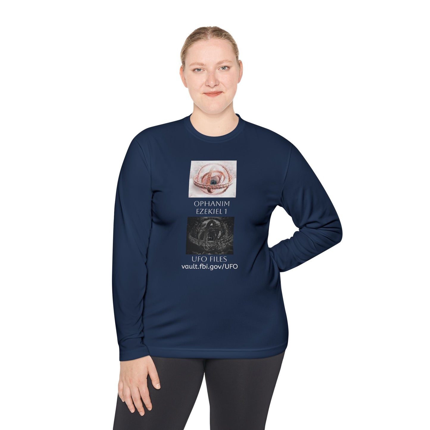 Ophanim/UFO Unisex Lightweight Long Sleeve Tee