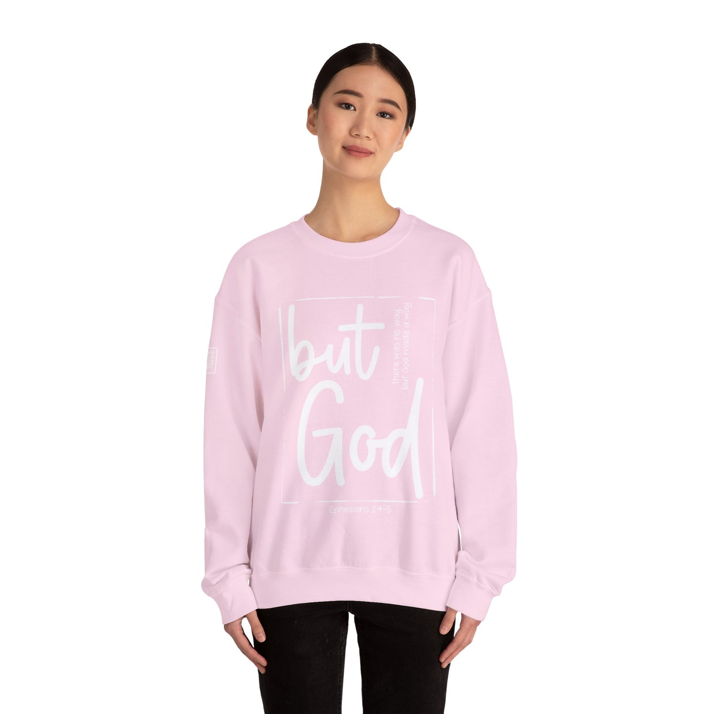 But God Unisex Heavy Blend™ Crewneck Sweatshirt