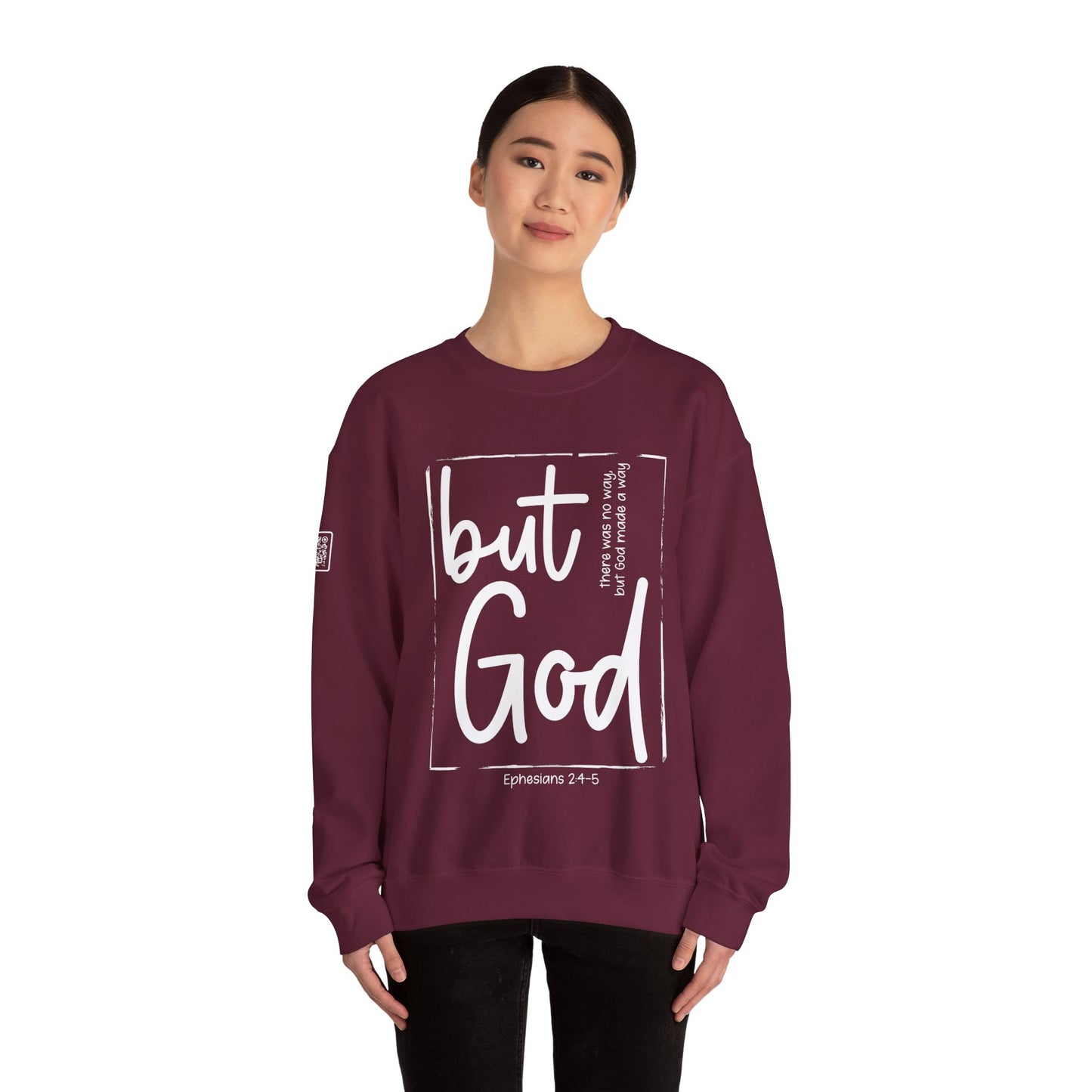 But God Unisex Heavy Blend™ Crewneck Sweatshirt