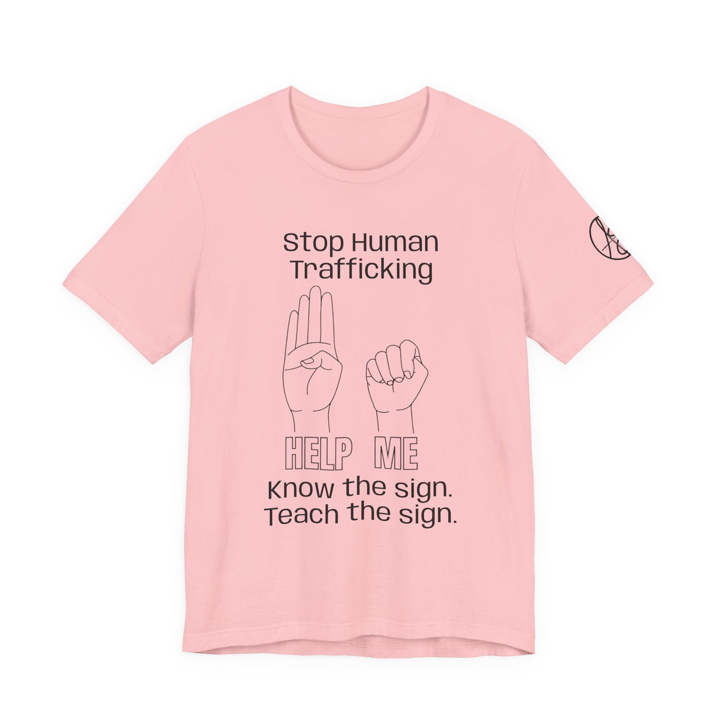 Human Trafficking Hand Sign Unisex Tee