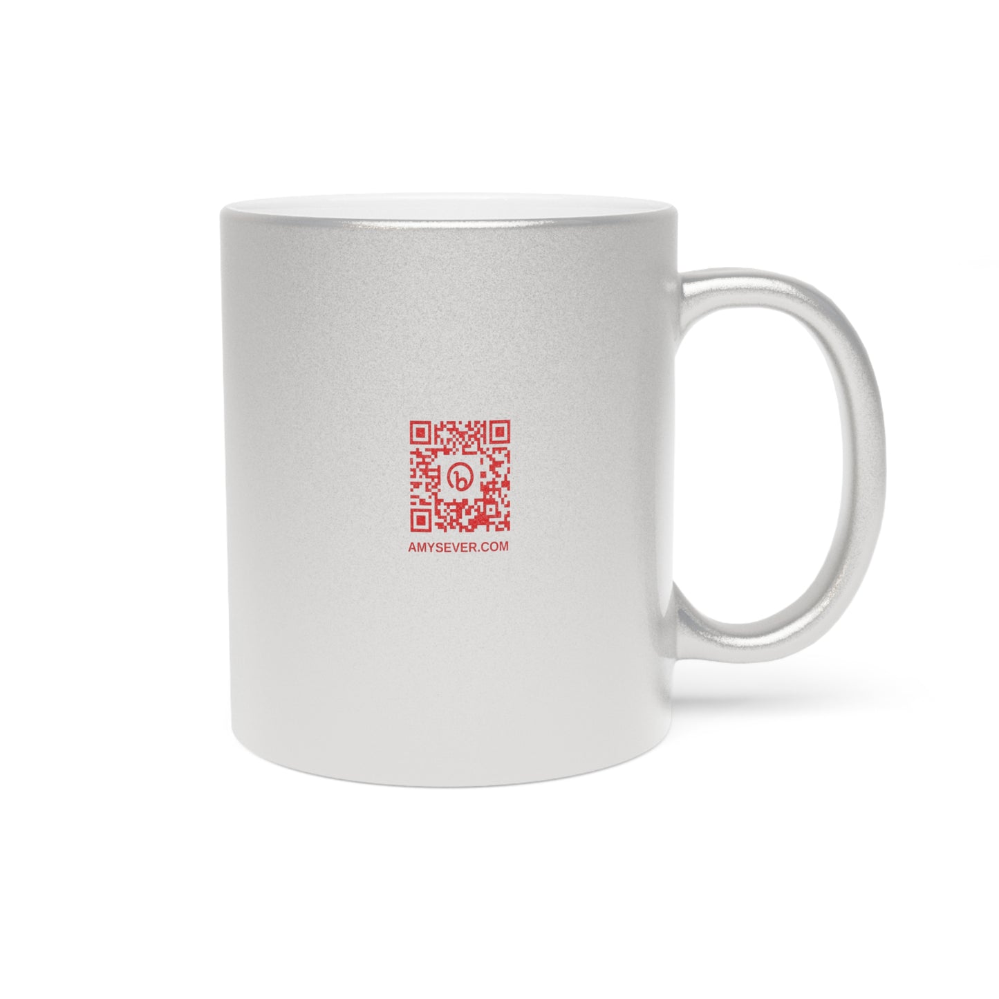 AS Logo Silver Metallic Mug Holiday Edition