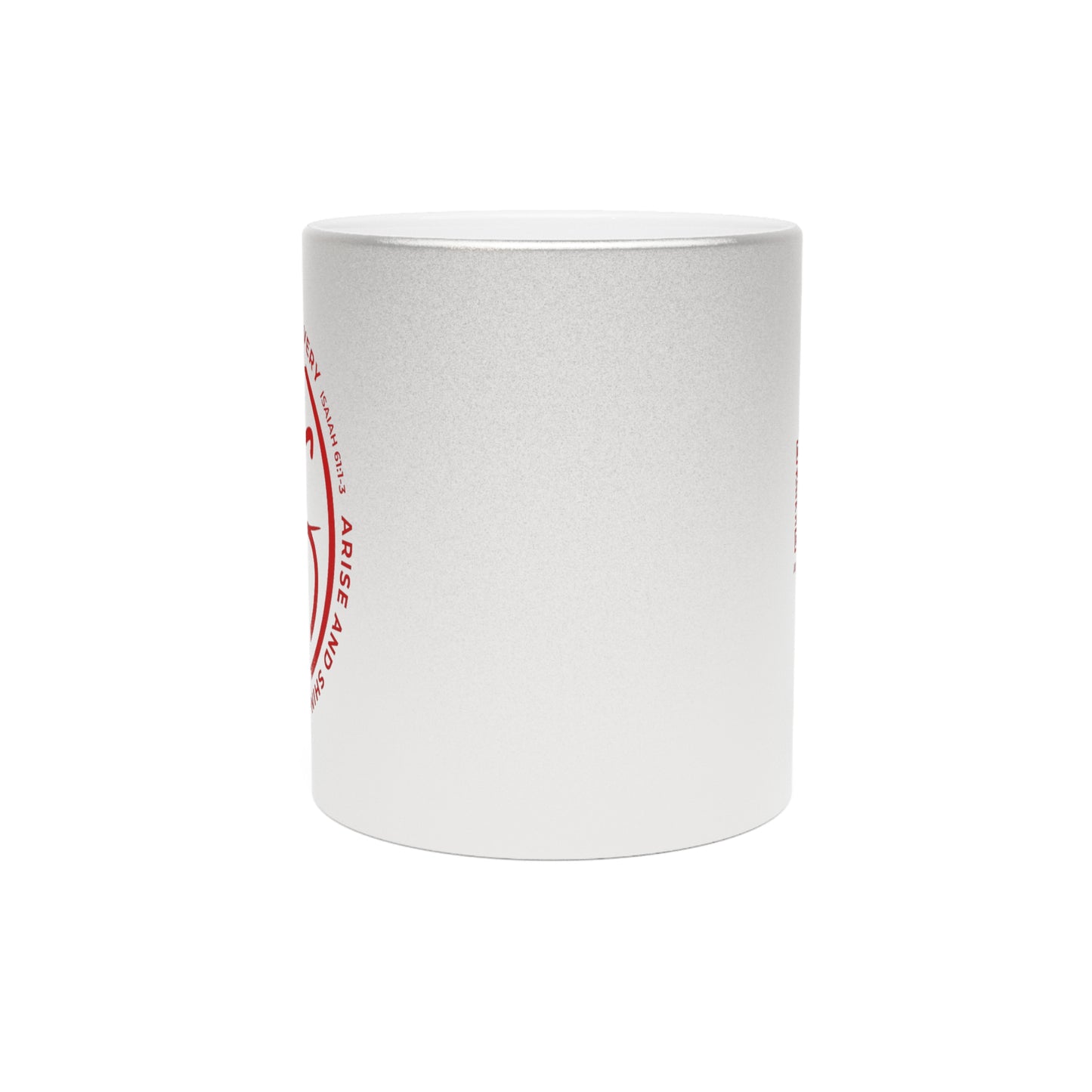 AS Logo Silver Metallic Mug Holiday Edition