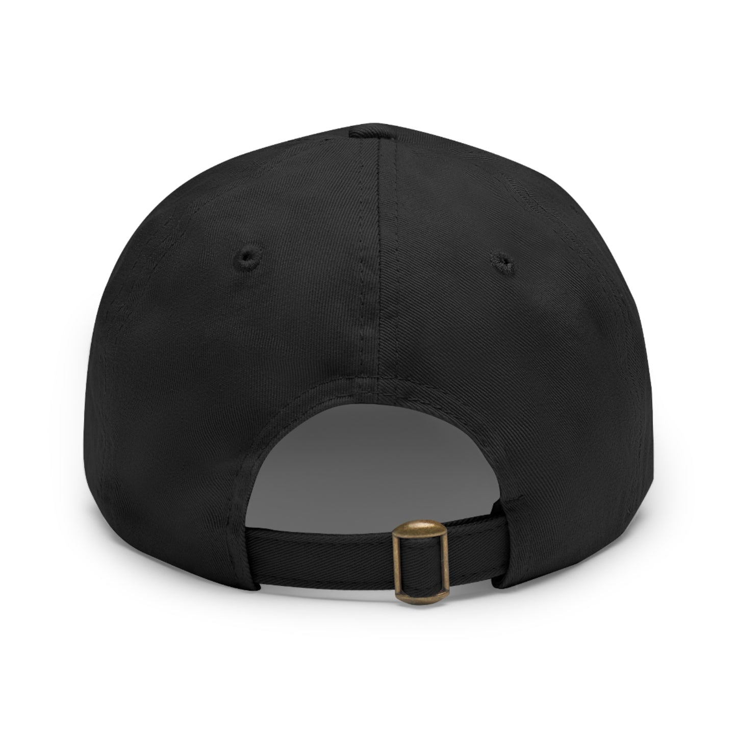 AS Logo Dad Hat with Leather Patch (Round)