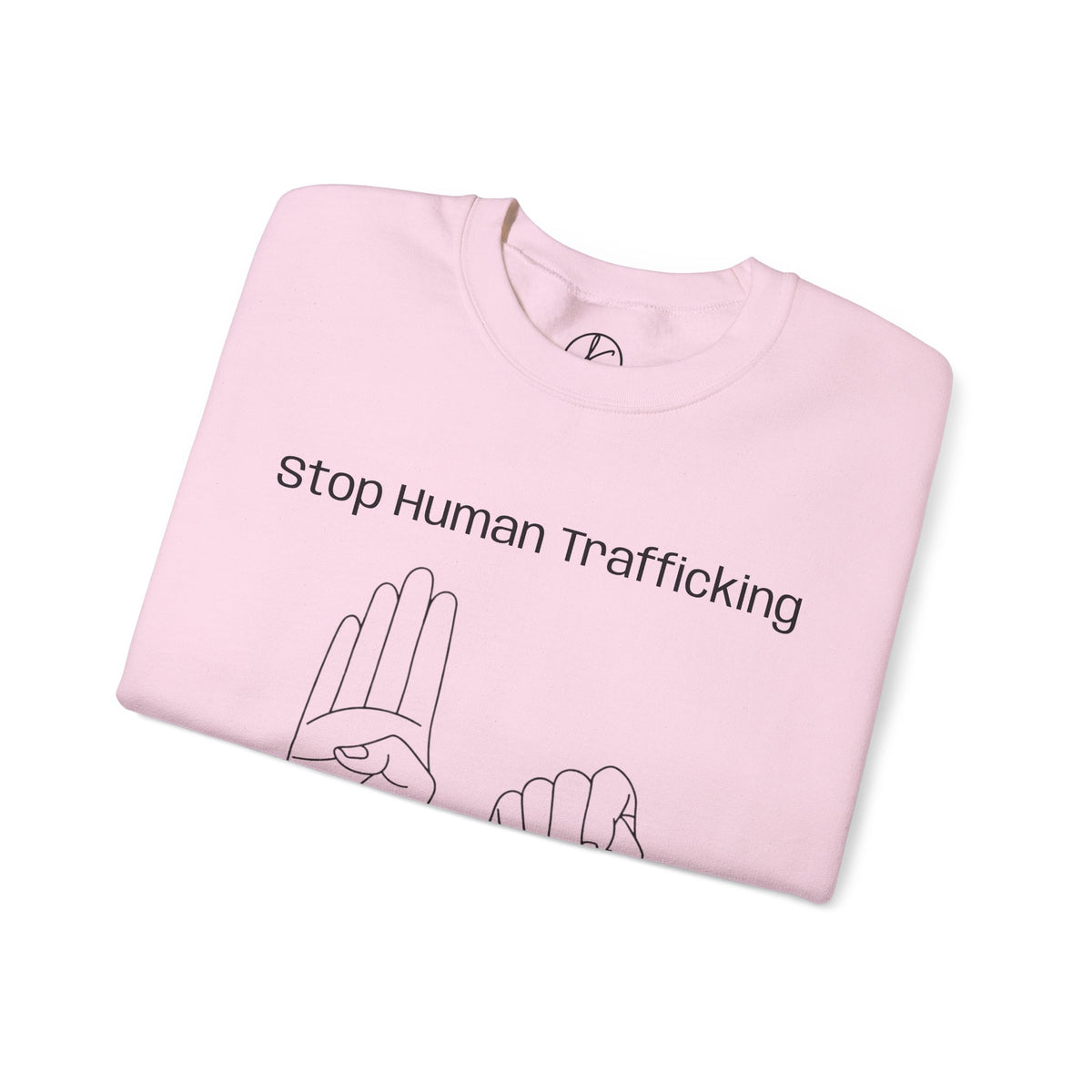 Human Trafficking Hand Sign Sweatshirt