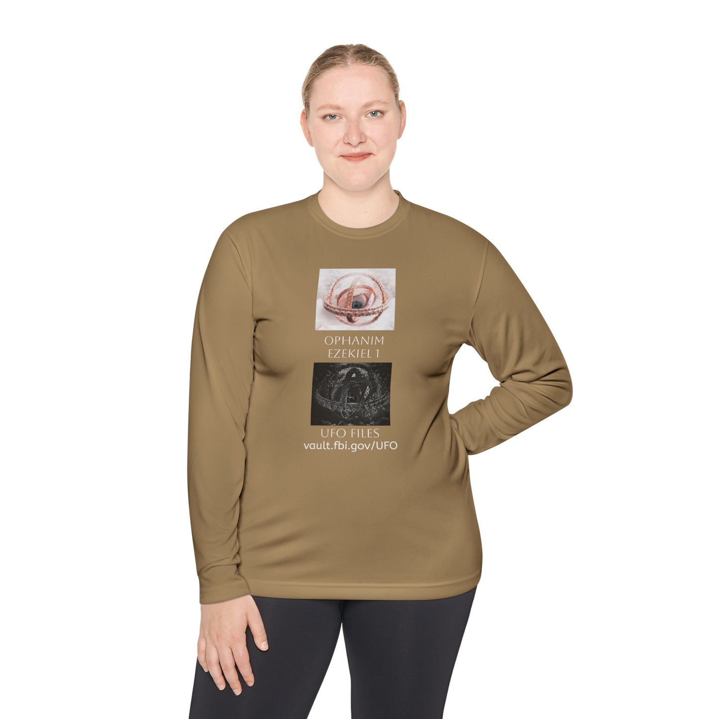 Ophanim/UFO Unisex Lightweight Long Sleeve Tee