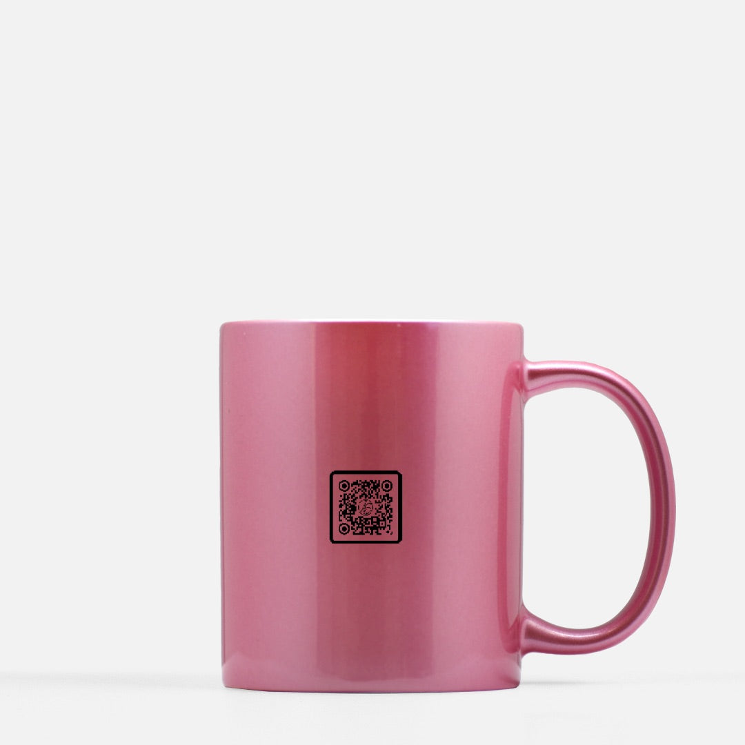 Strong Is The New Pretty Pink Metallic Mug