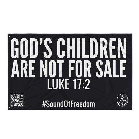 God’s Children Are Not For Sale Flag