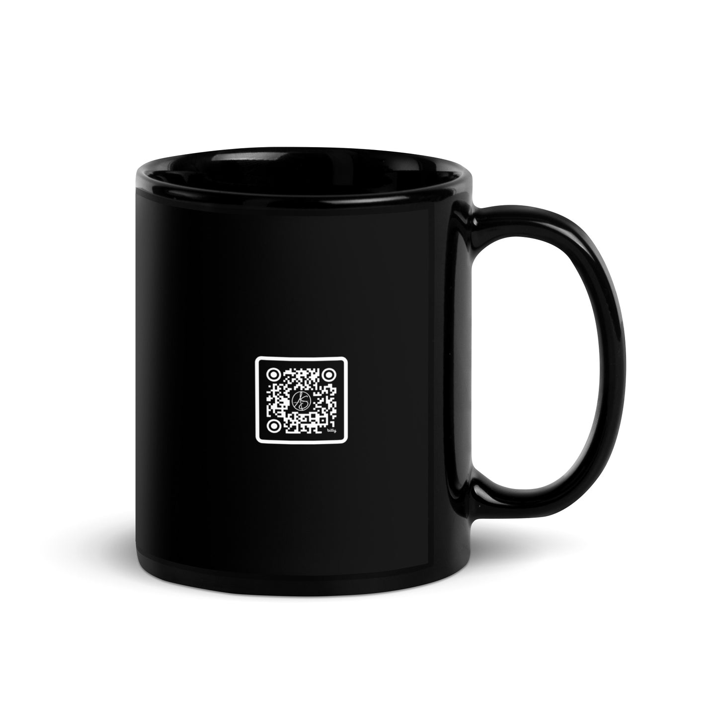 His Joy Is My Strength Black Glossy Mug