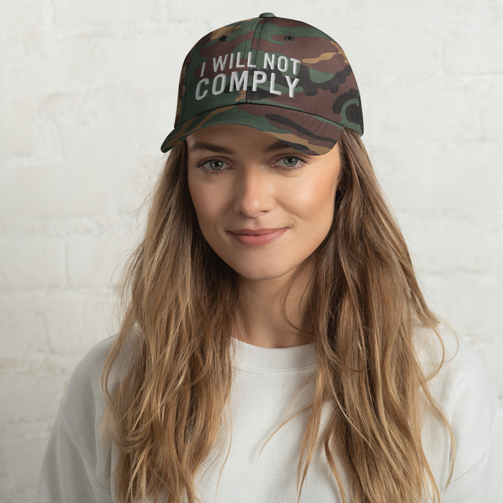 I Will Not Comply Dad Hat