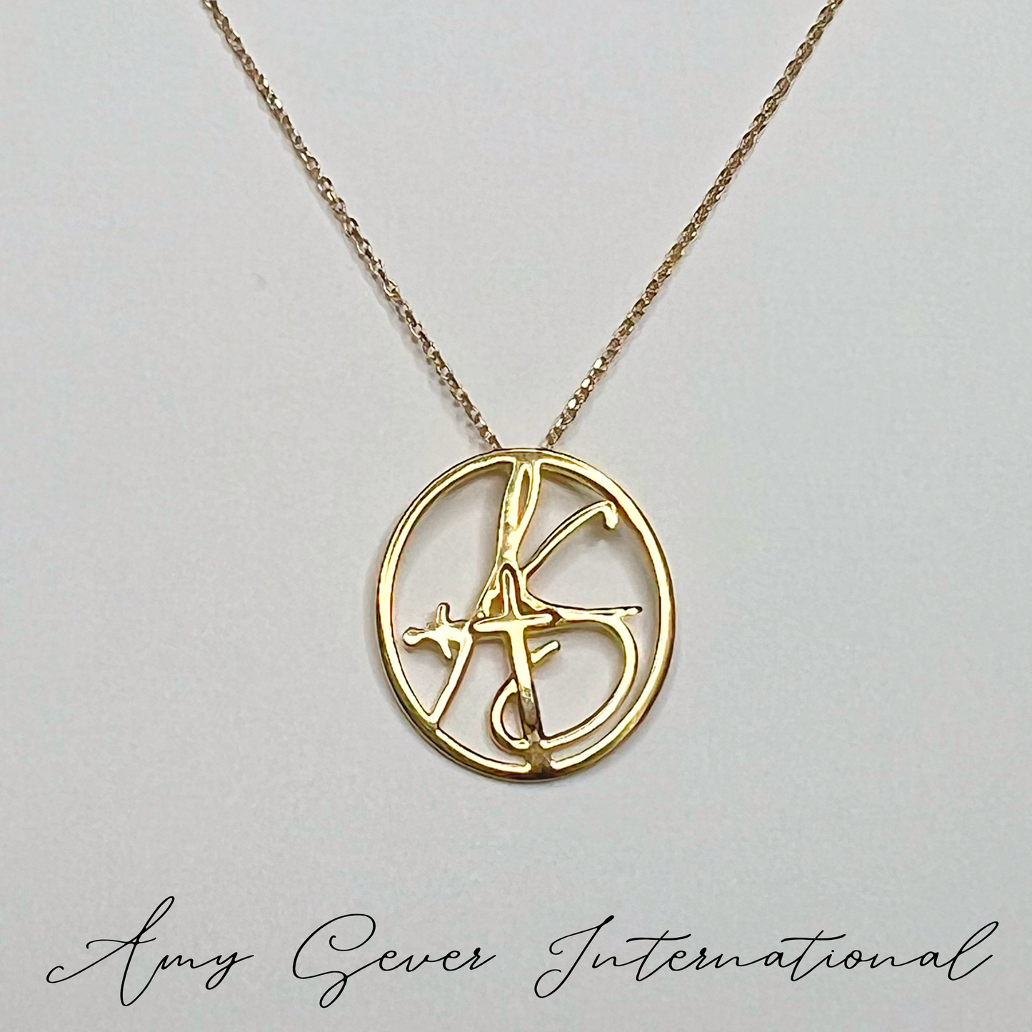 10K Yellow Gold Amulet with 18” Chain